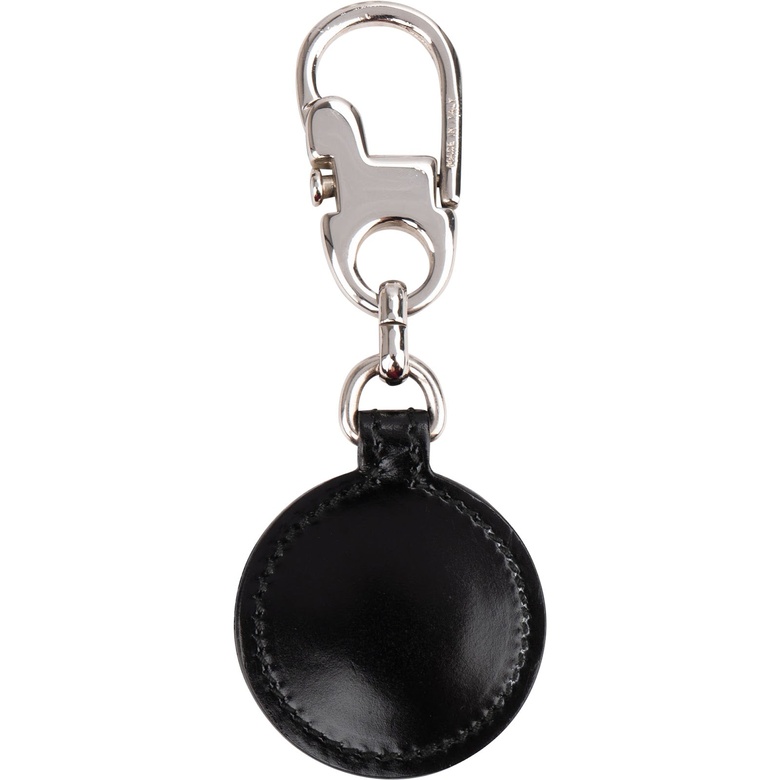 Gucci Patent Leather G Emblem Schlüsselanhänger
