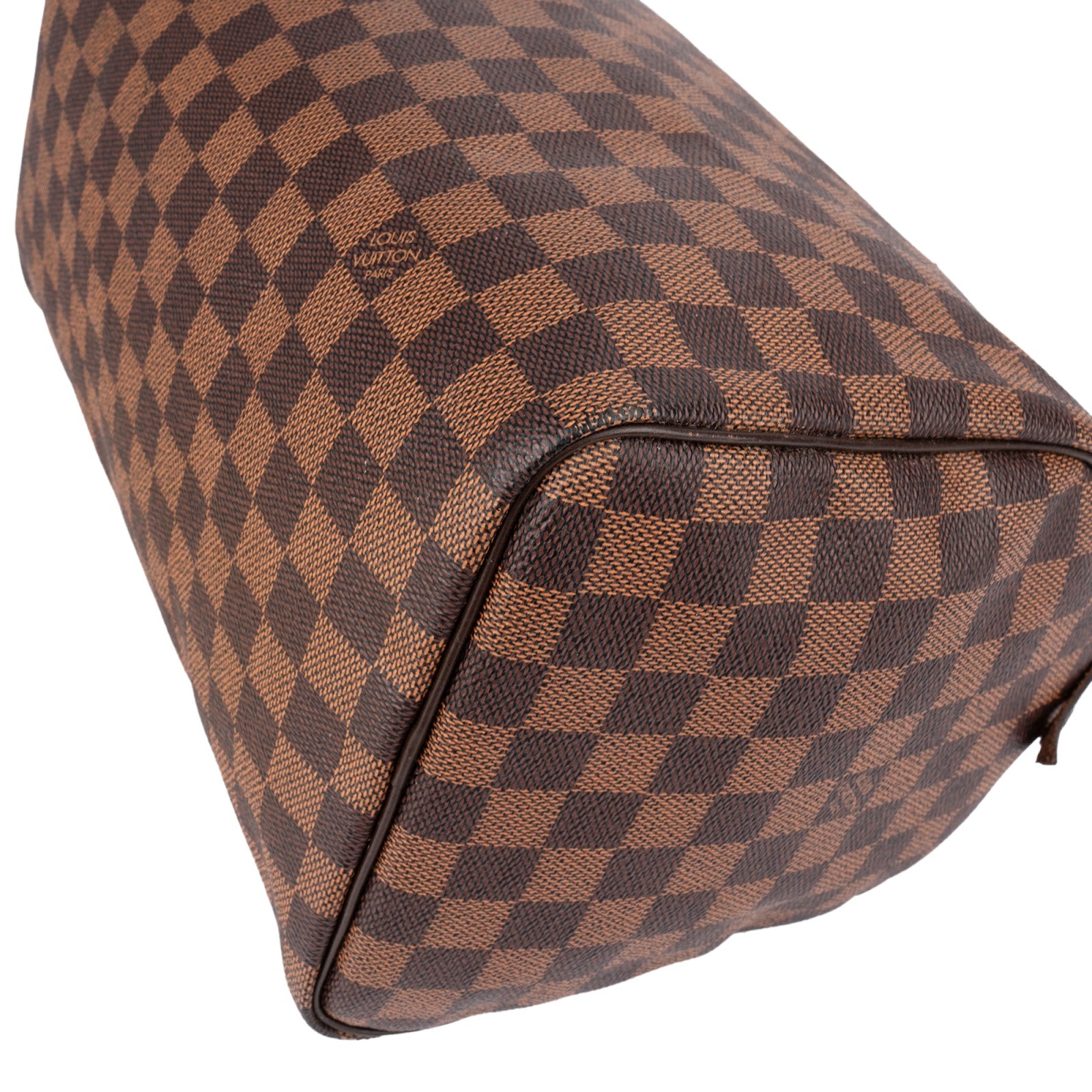 Louis Vuitton Monogram Damier Ebene Speedy 30 Boston Bag