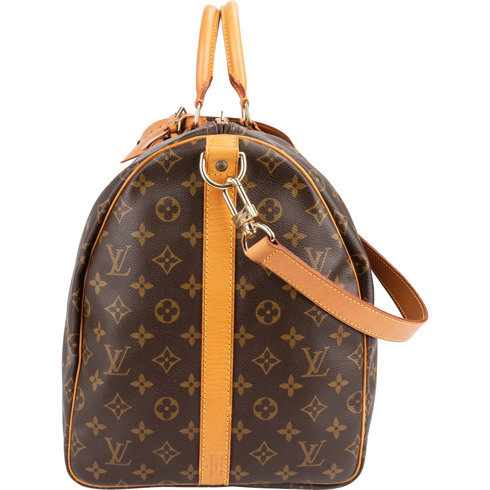 Louis Vuitton Monogram Canvas Keepall 55 Bandoulière Travel Bag