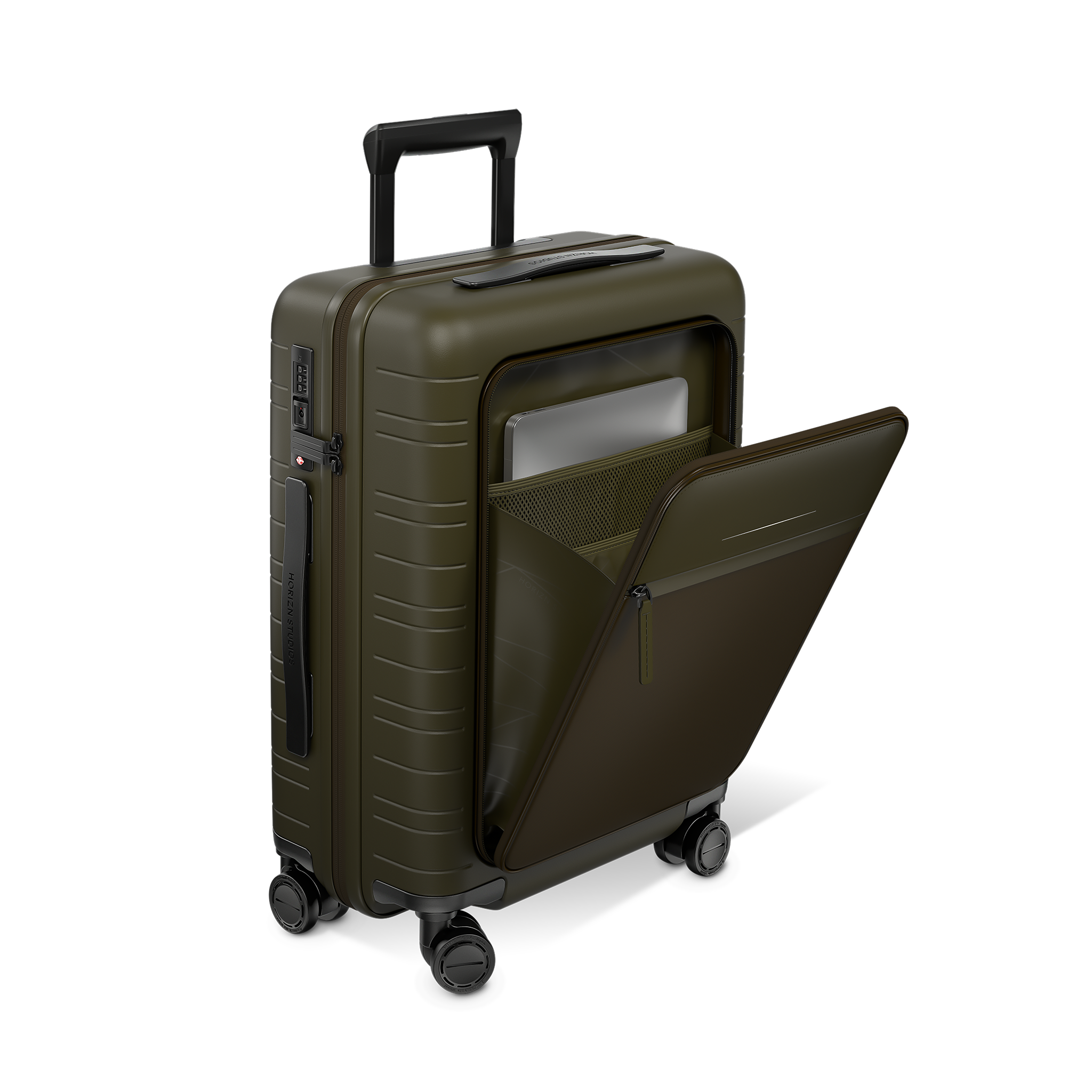 M5 Pro Kabinentrolley (55 cm) - Dark Olive