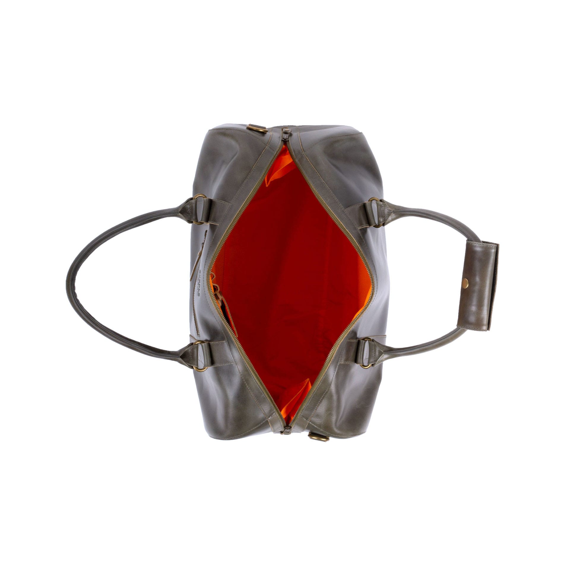 Willow leather weekender