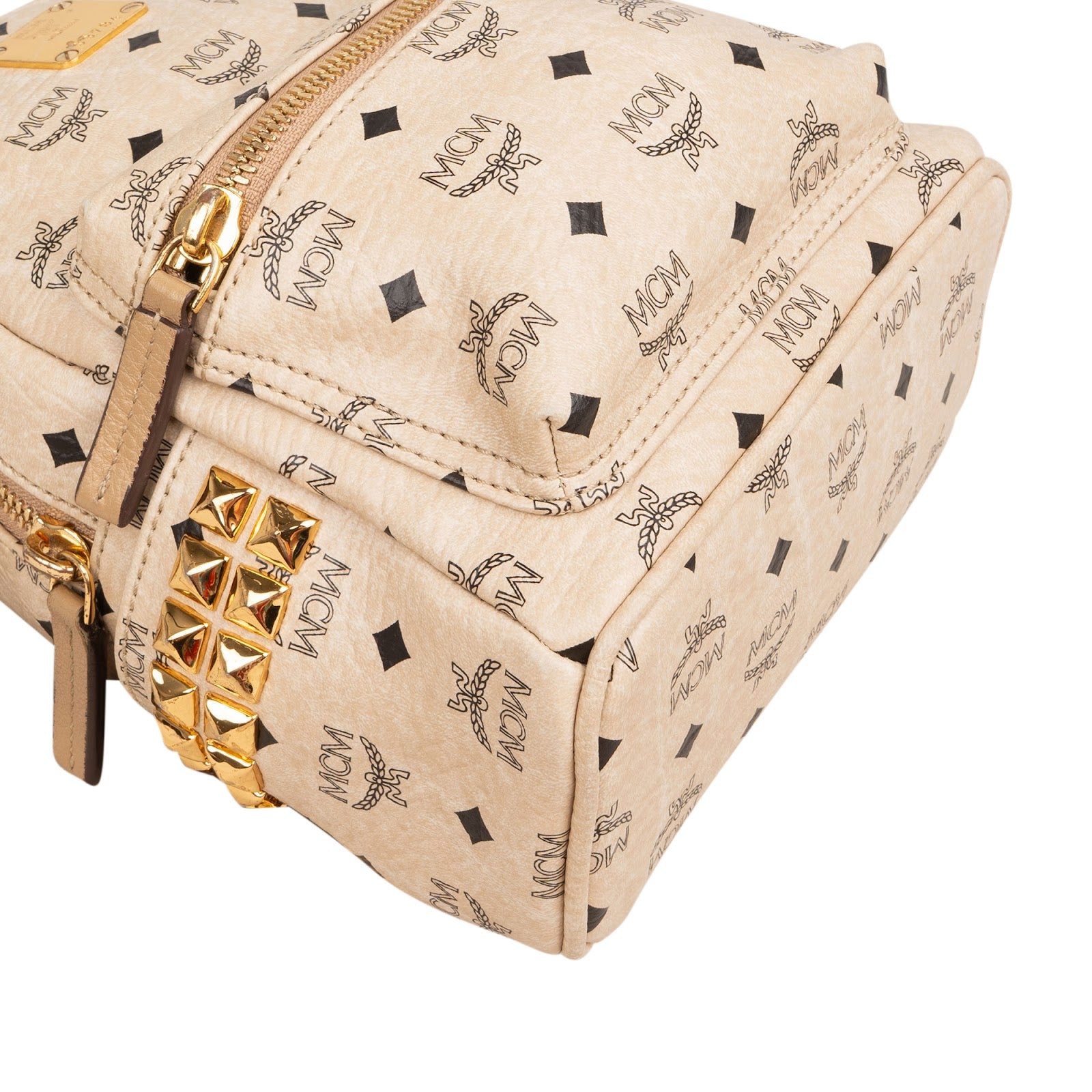 MCM Monogram Visetos Stark Mini Backpack