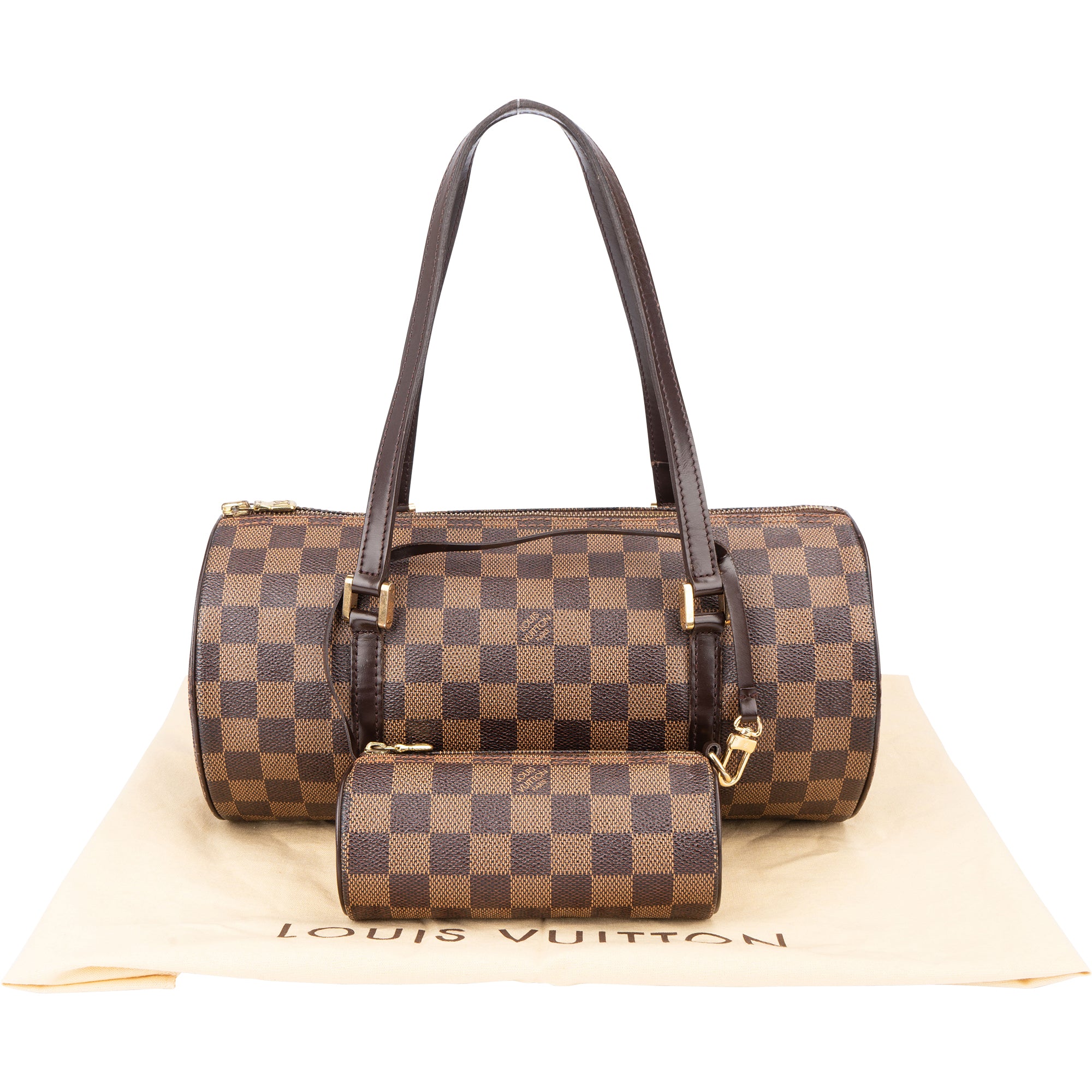 Louis Vuitton Damier Ebene Monogram Papillon Set Handbag