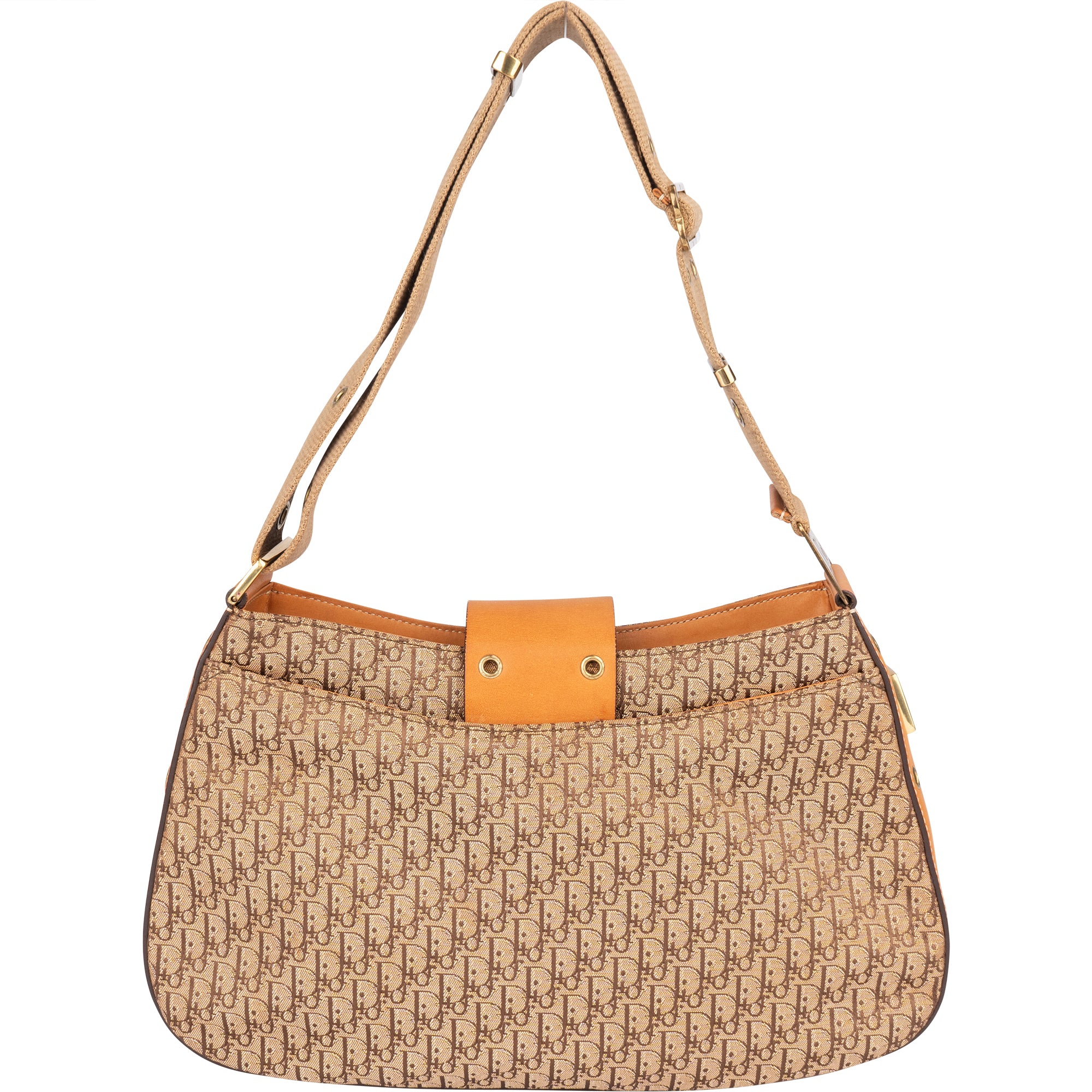 Christian Dior Trotter Monogram Street Chic Shoulder Bag