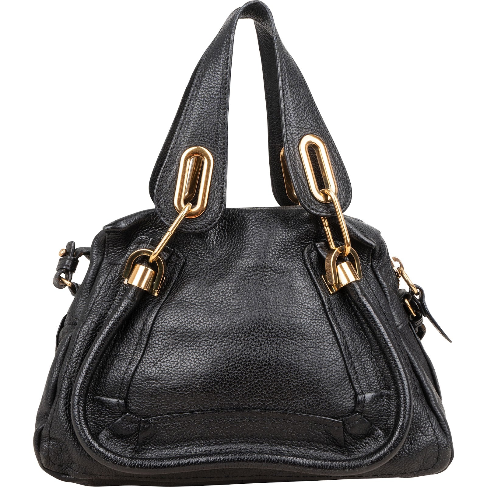 Chloé Grained Leather Paraty Shoulder Bag