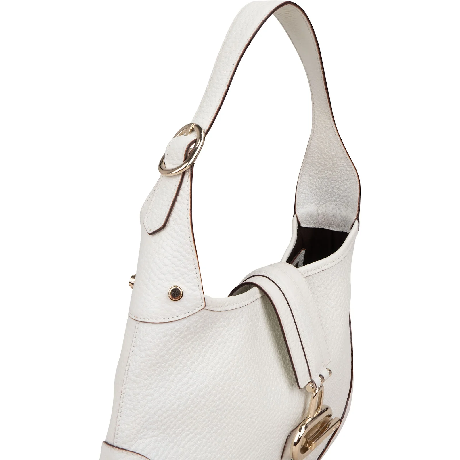 Gucci Grained Leather Jackie Shoulder Bag