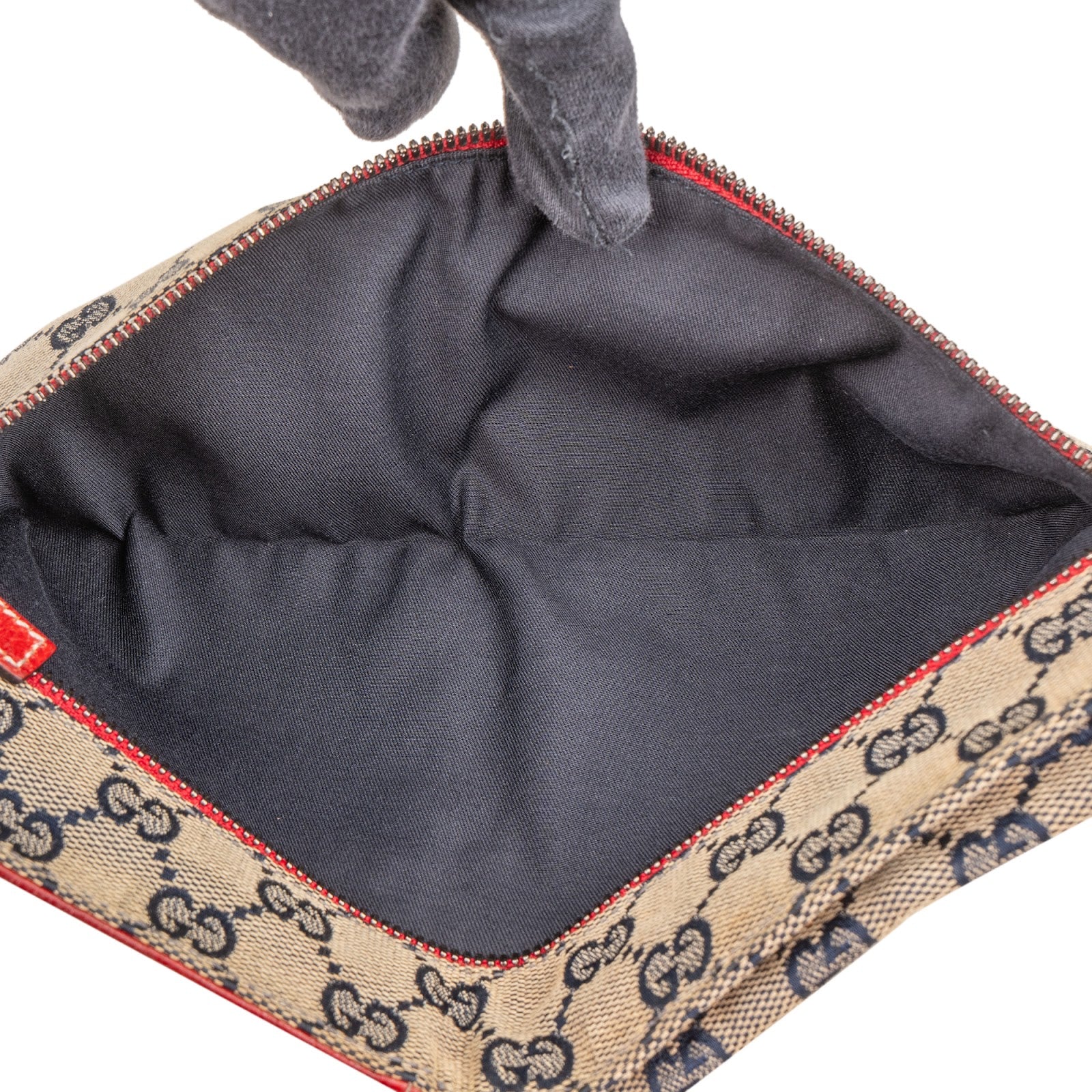Gucci - Monogram GG Canvas Web Stripe Crossbody Belt