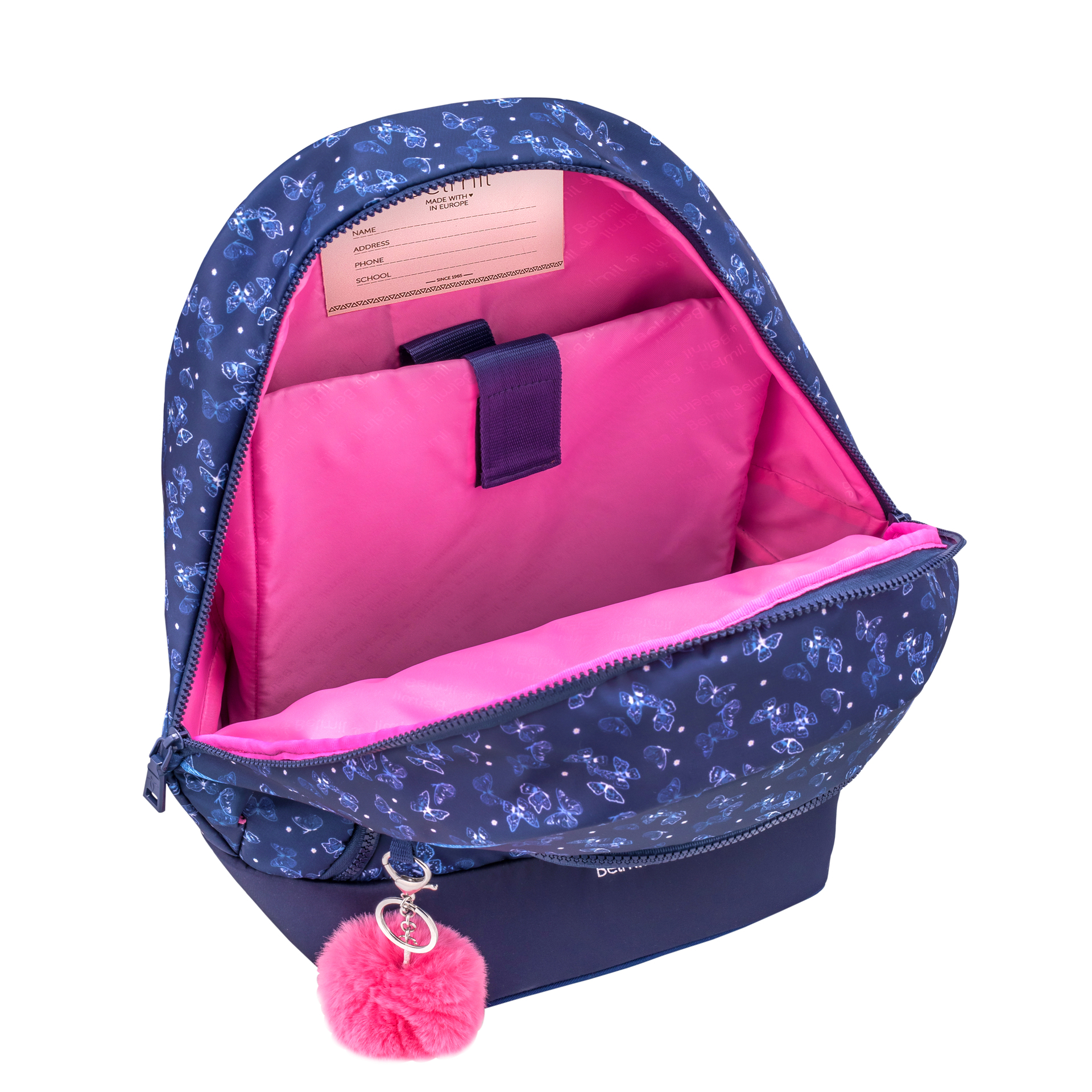 2-IN-1 Schultasche & Gürteltasche 2-teilig - Sapphire