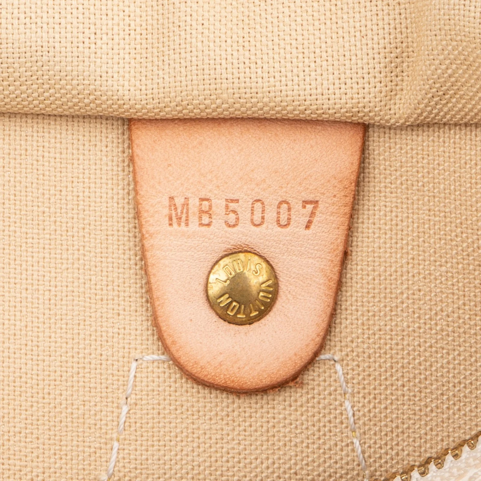 Louis Vuitton Monogram Damier Azur Canvas Speedy 25 Boston Bag