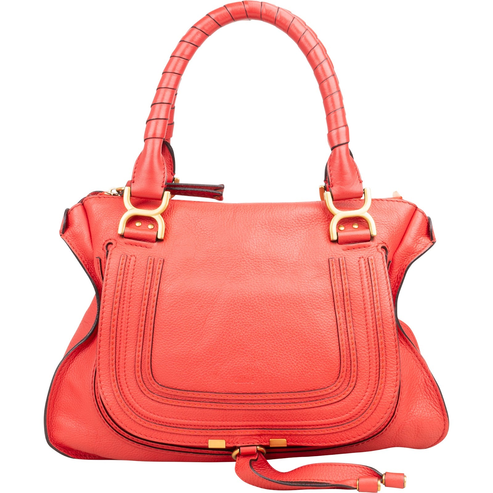 Chloé Grained Calfskin Marcie Handbag