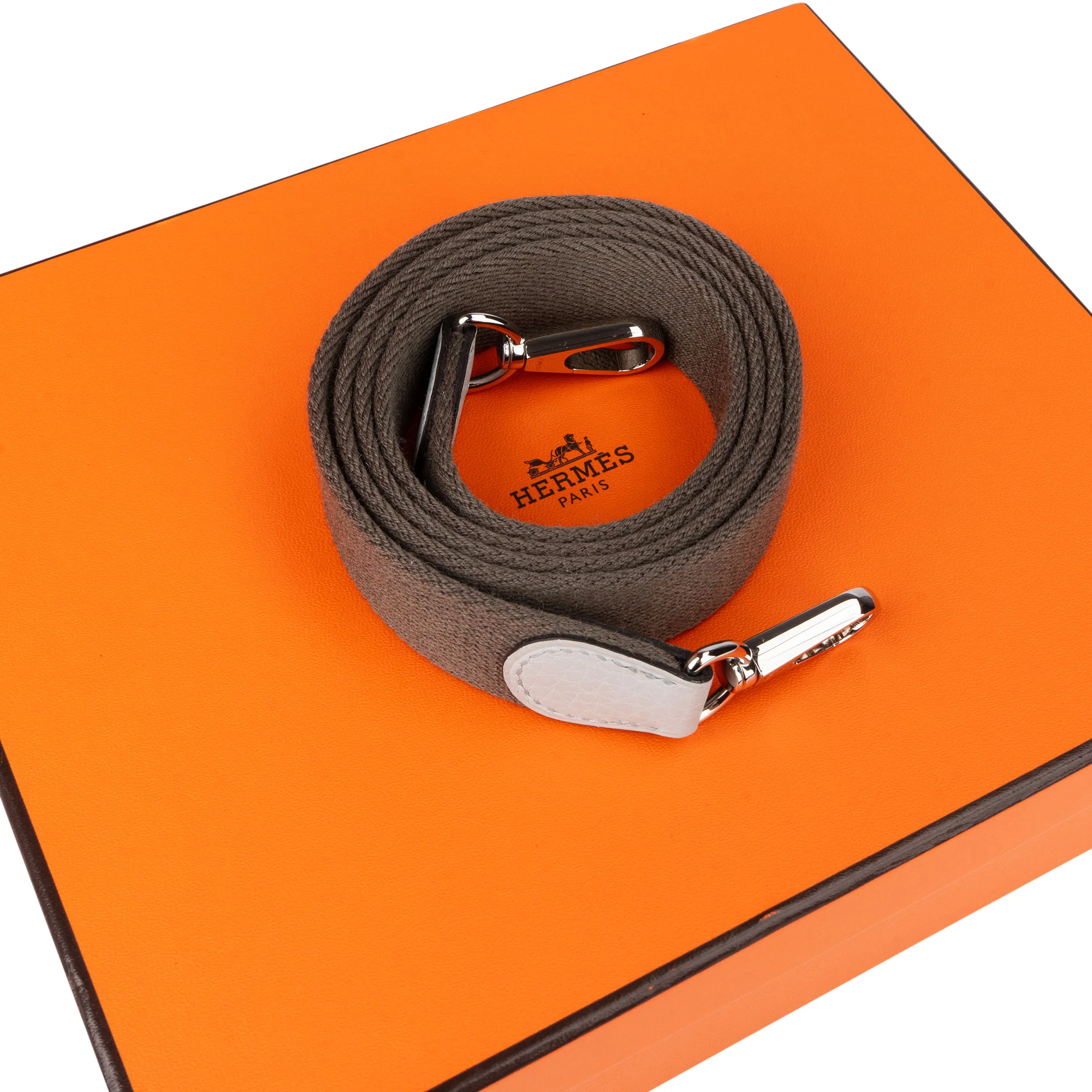 Hermès Etain Palladium Taurillon Clemence Evelyne 16 Crossbody Bag