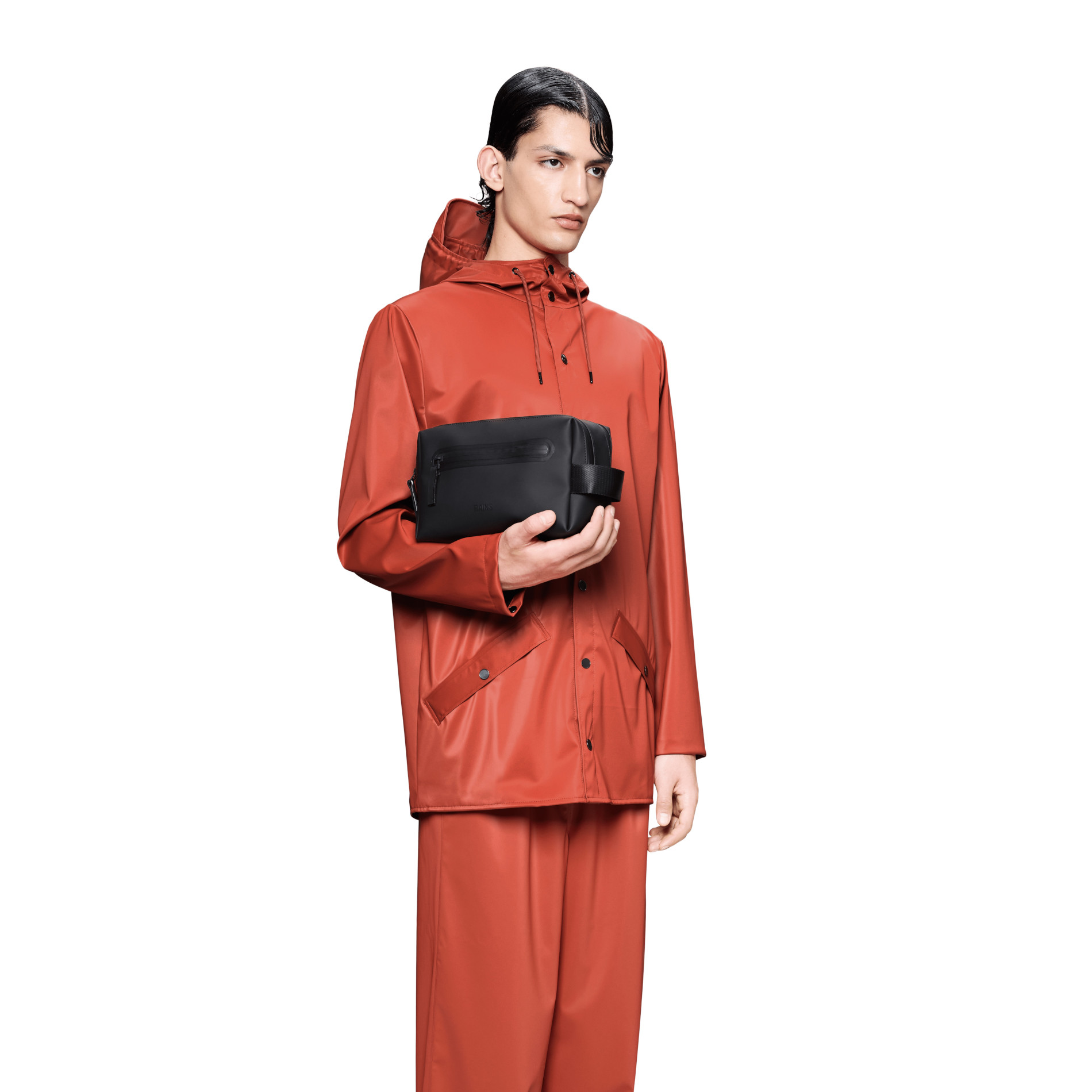 Wash Bag Zip W3 - Black