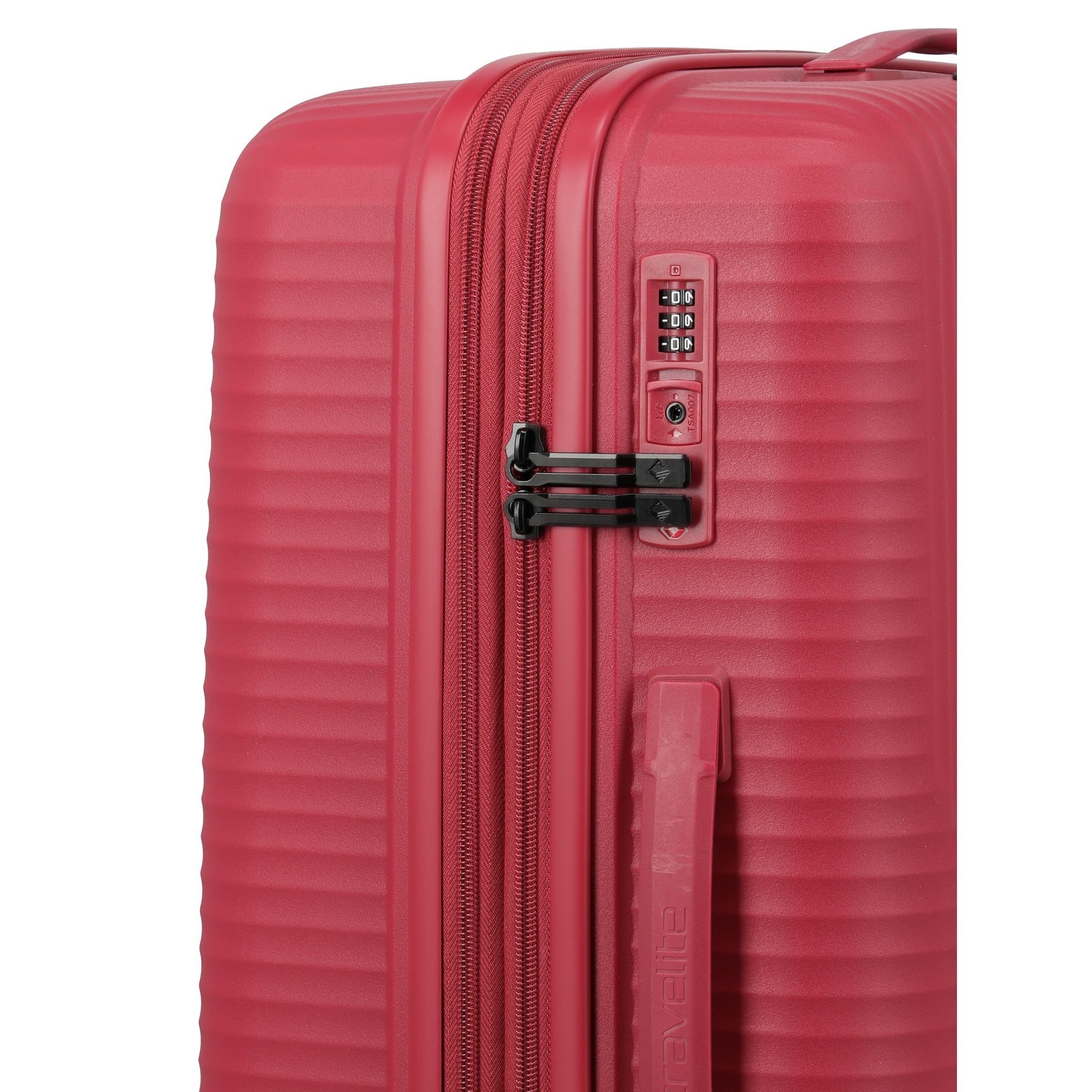 AIR STRIPE Trolley M (66 cm) erweiterbar - Red