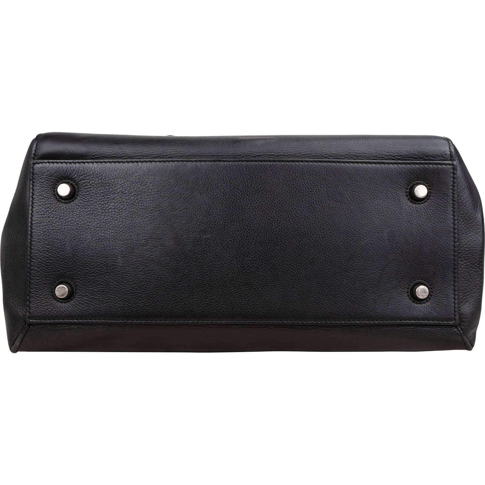 Céline Black Grained Calfskin Edge Shoulder Bag
