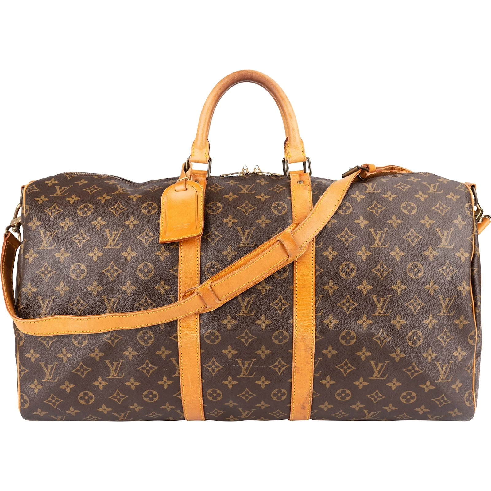 Louis Vuitton Monogram Canvas Keepall 55 Bandoulière Reisetasche