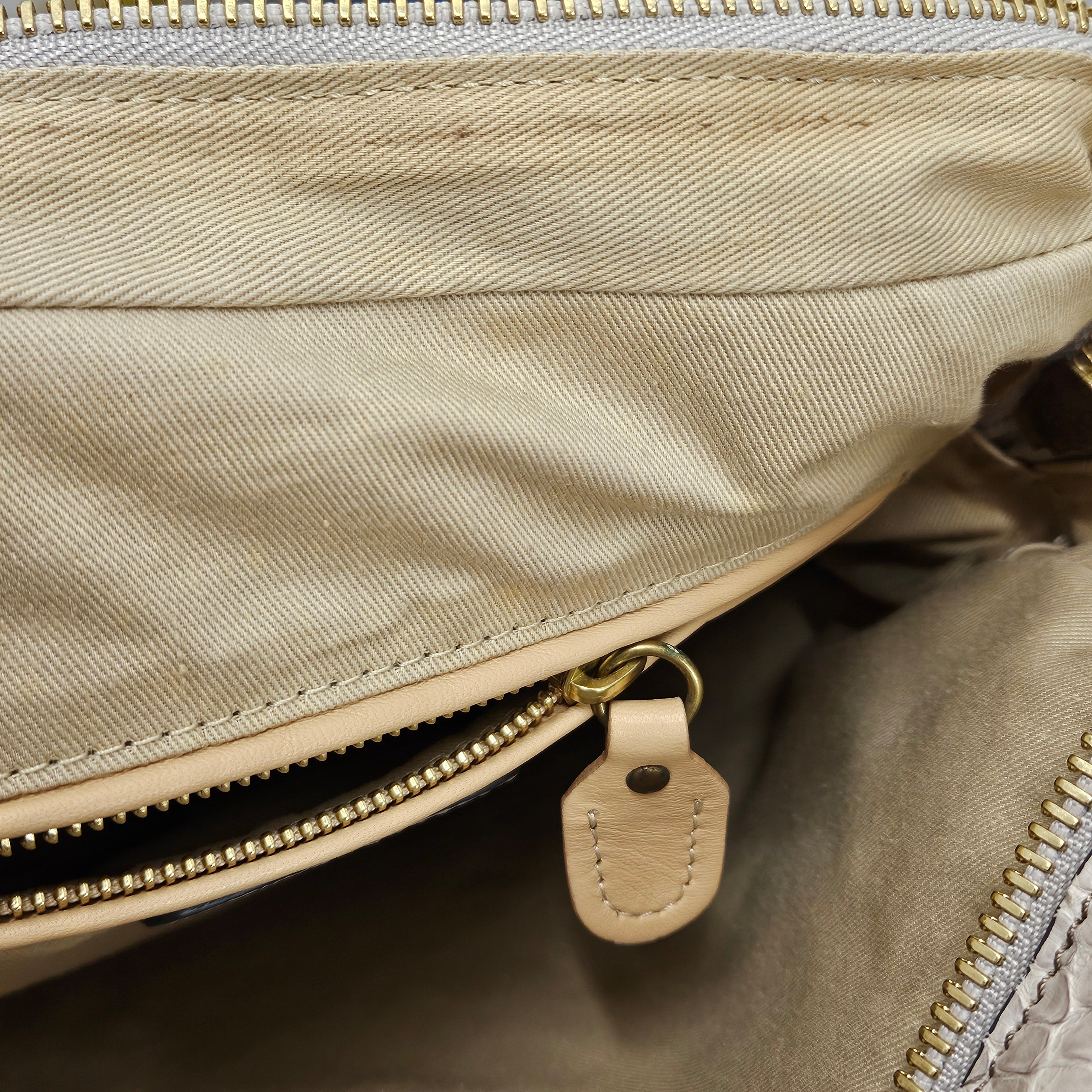Chloé – Paraty Shoulder Bag aus Pythonleder