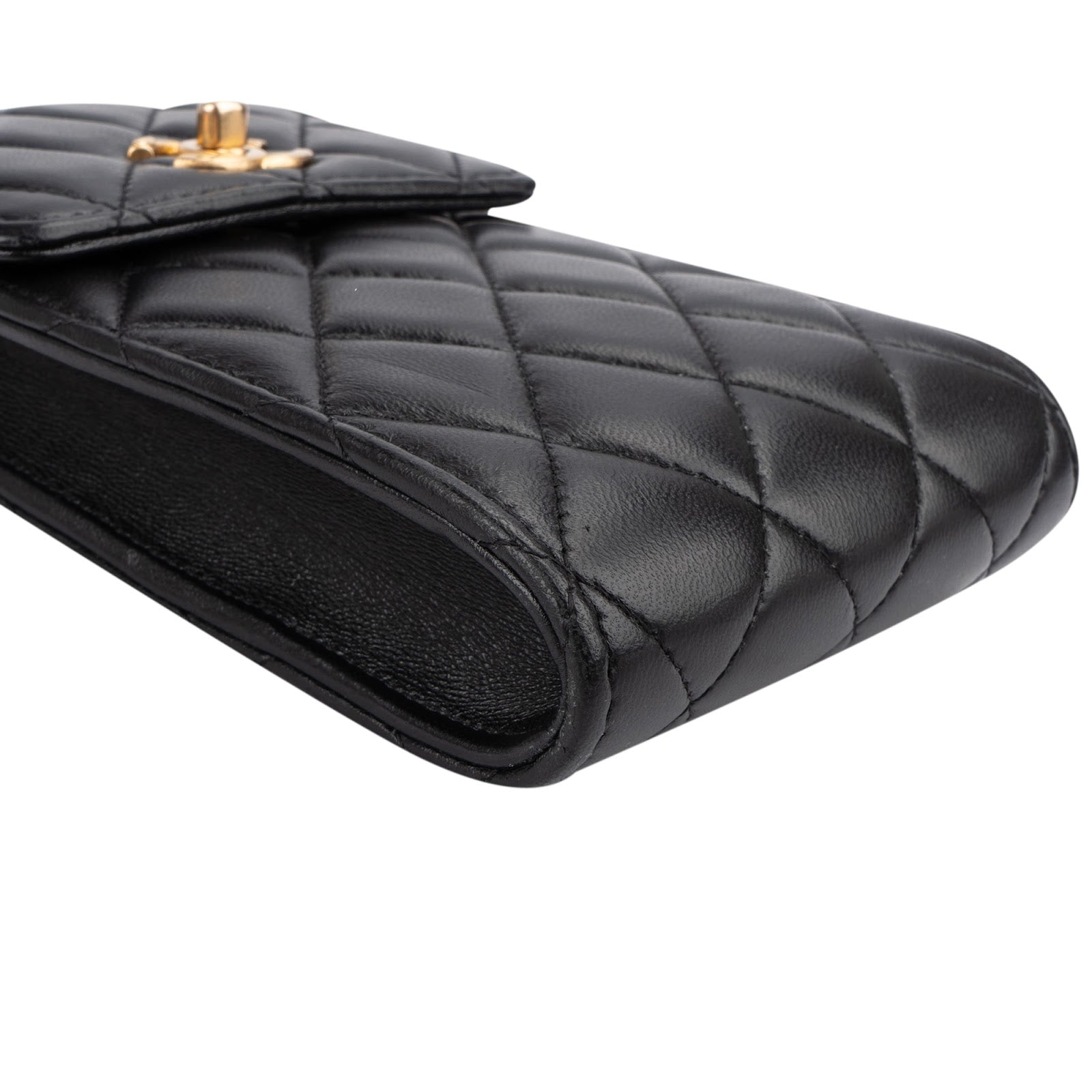 Chanel – torebka na ramię z kieszenią na telefon