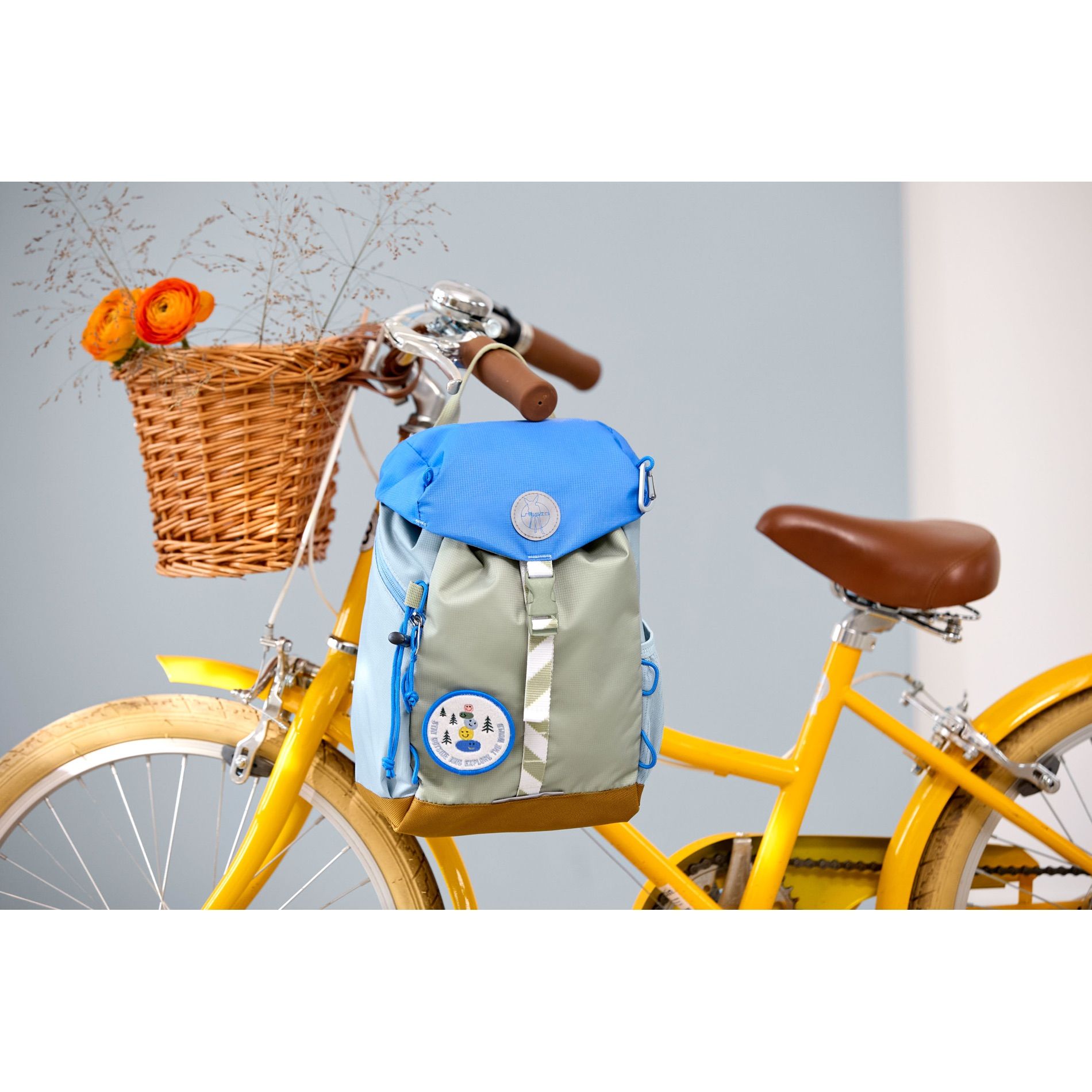 Mini Outdoor Backpack Sunny Explorer - green/blue
