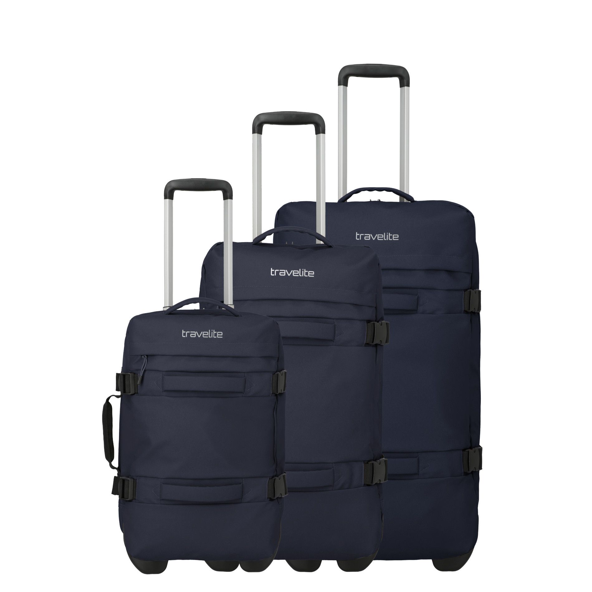 BOLONIA Wheeled Duffle Set L/M/S - Navy