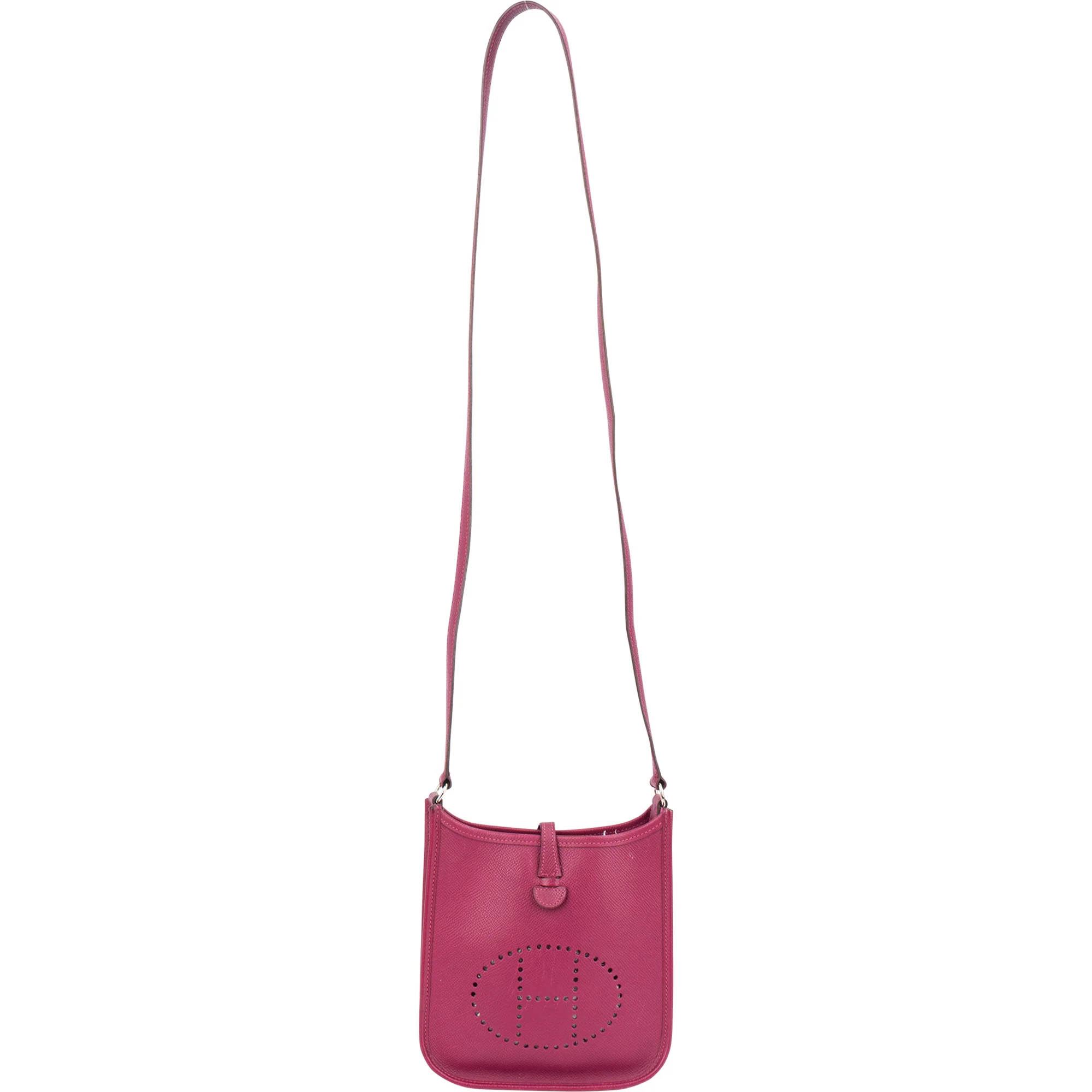 Hermès Pink Epsom Leather Evelyne 16 Crossbody Bag