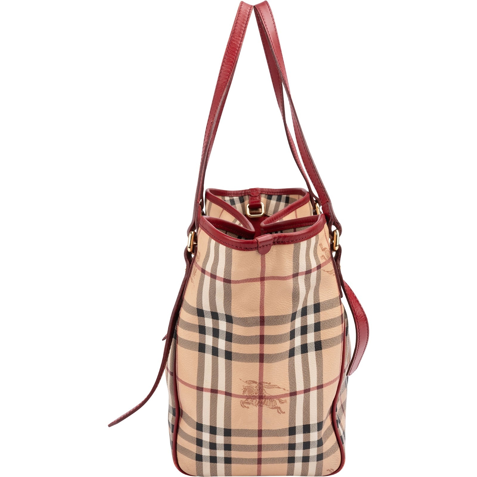 Burberry - Haymarket Check Hobo Schultertasche