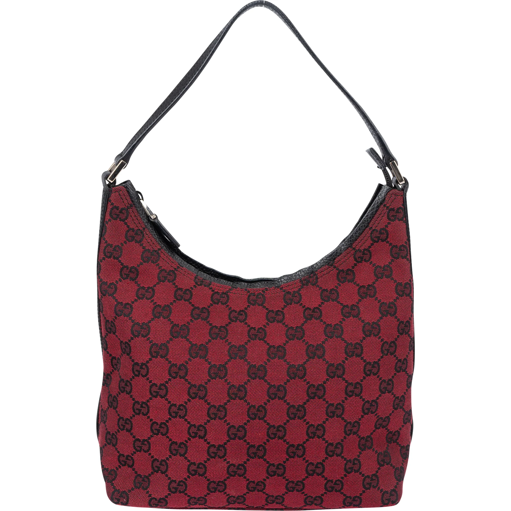 Gucci Red GG Monogram Shoulder Bag