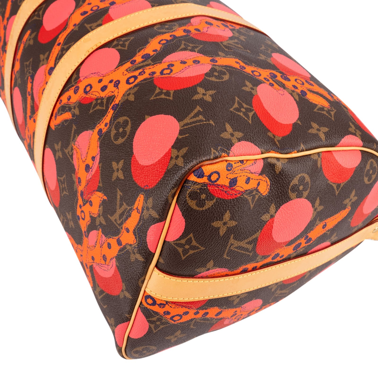 Torba podróżna Louis Vuitton Monogram Canvas Limited Yayoi Kusama Ramages Dots Keepall 45 Bandoulièr