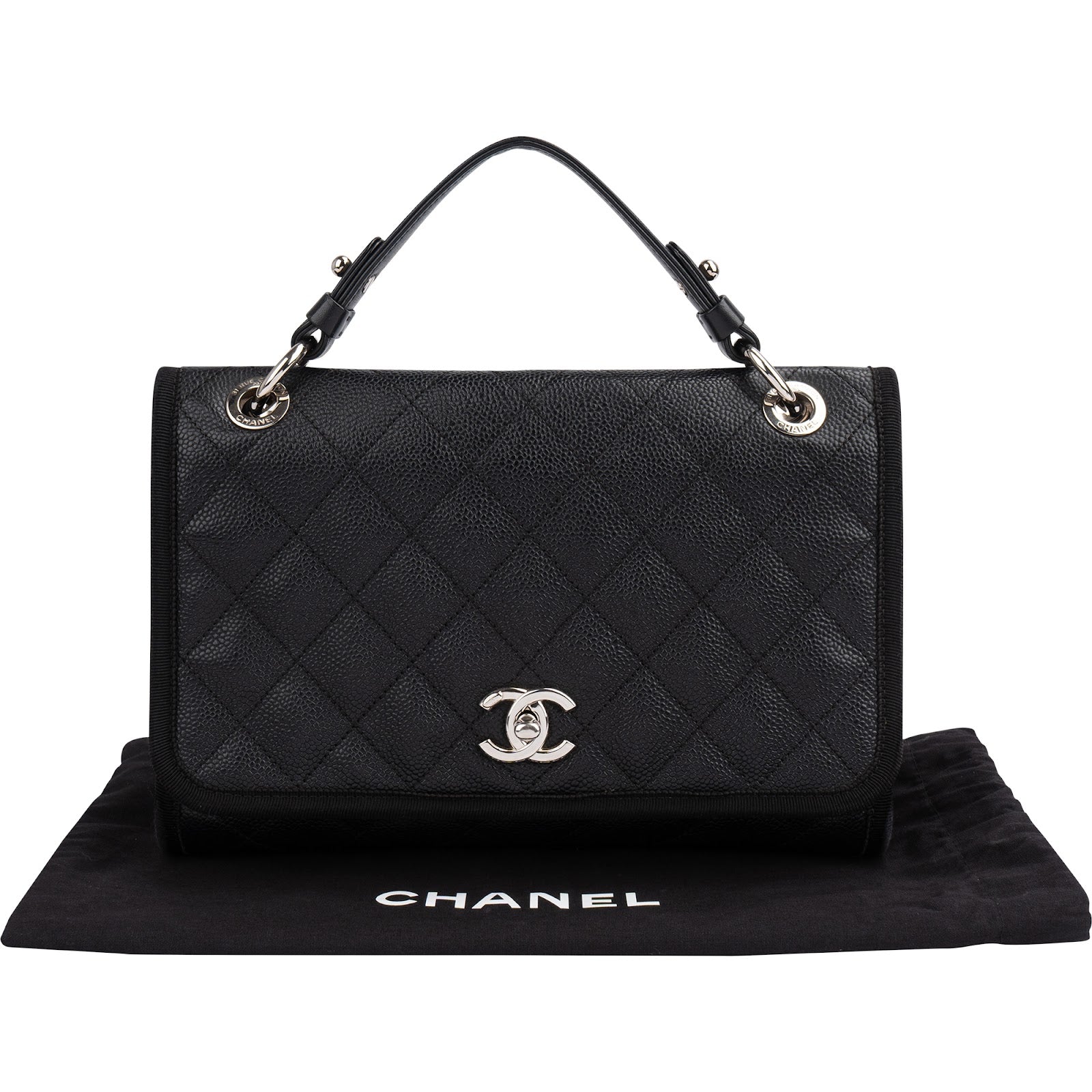 Chanel - CC Business Affinity Small Single Flap Handtasche