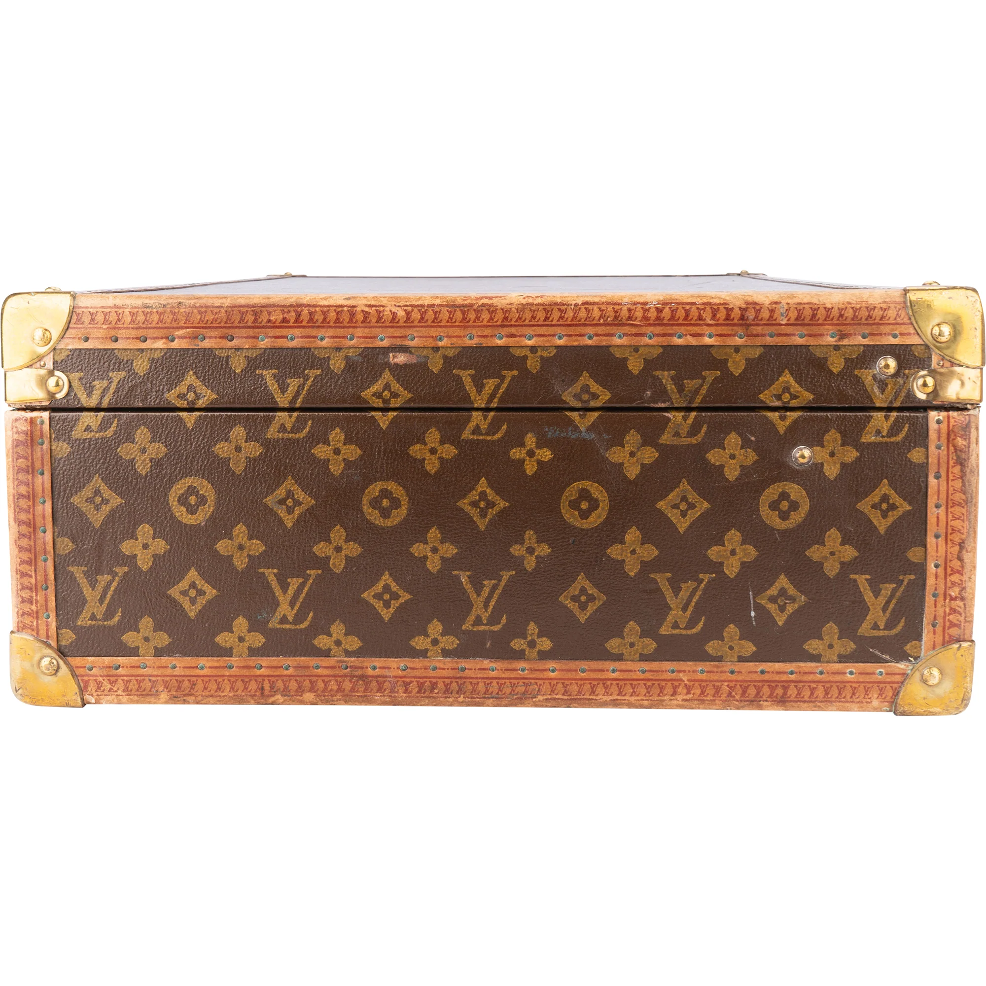 Louis Vuitton Canvas Monogram 1900s Koffer 70