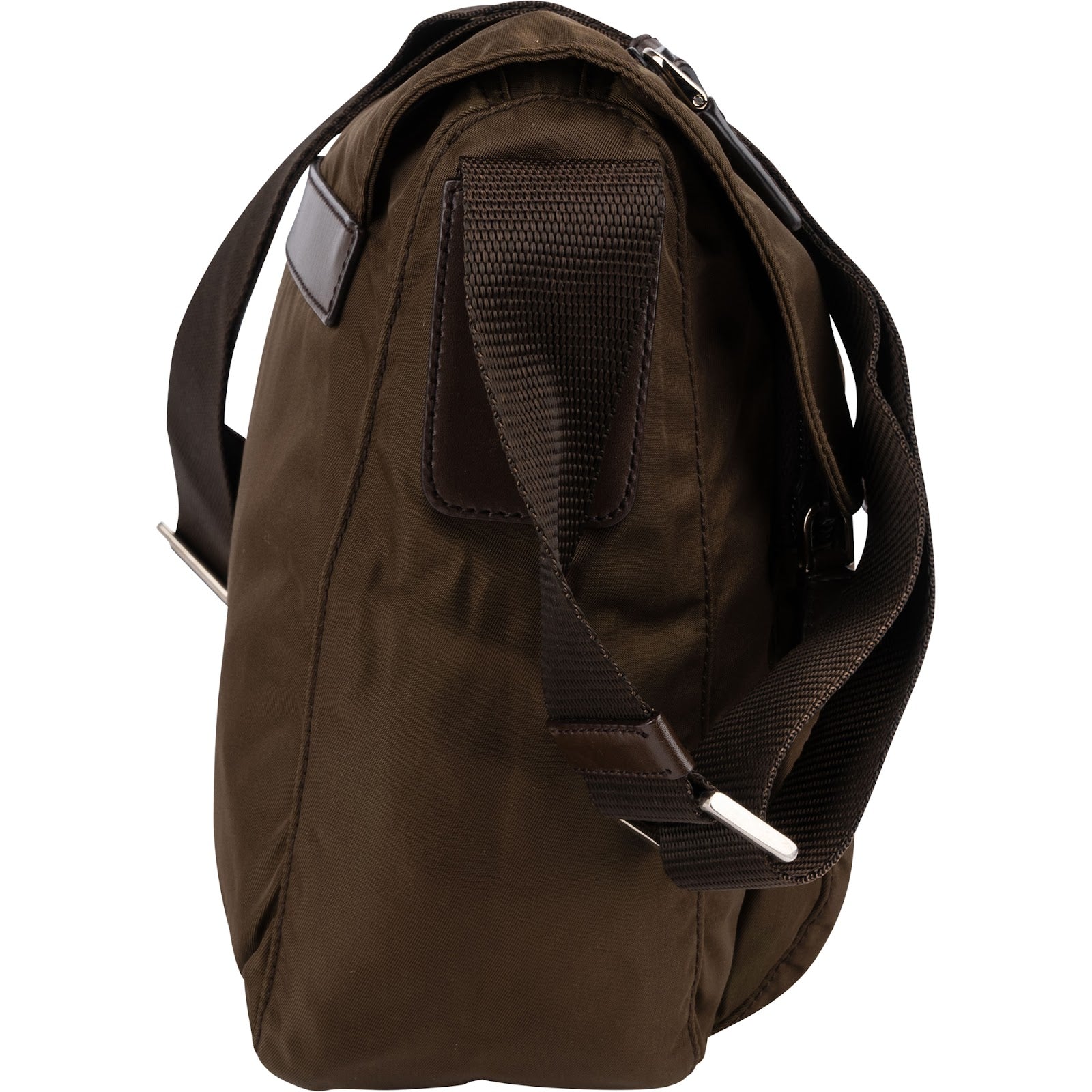 Prada Tessuto Triangle Messenger Bag
