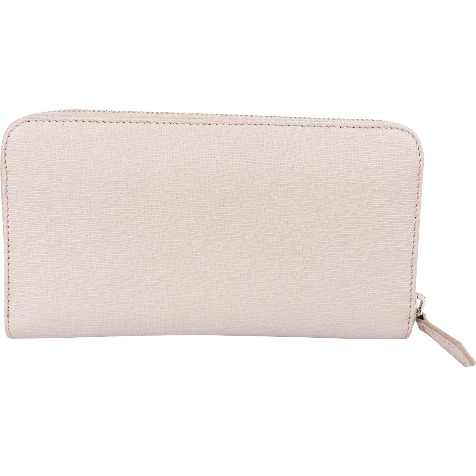 Fendi Leather Flowerland Zip-Around Wallet