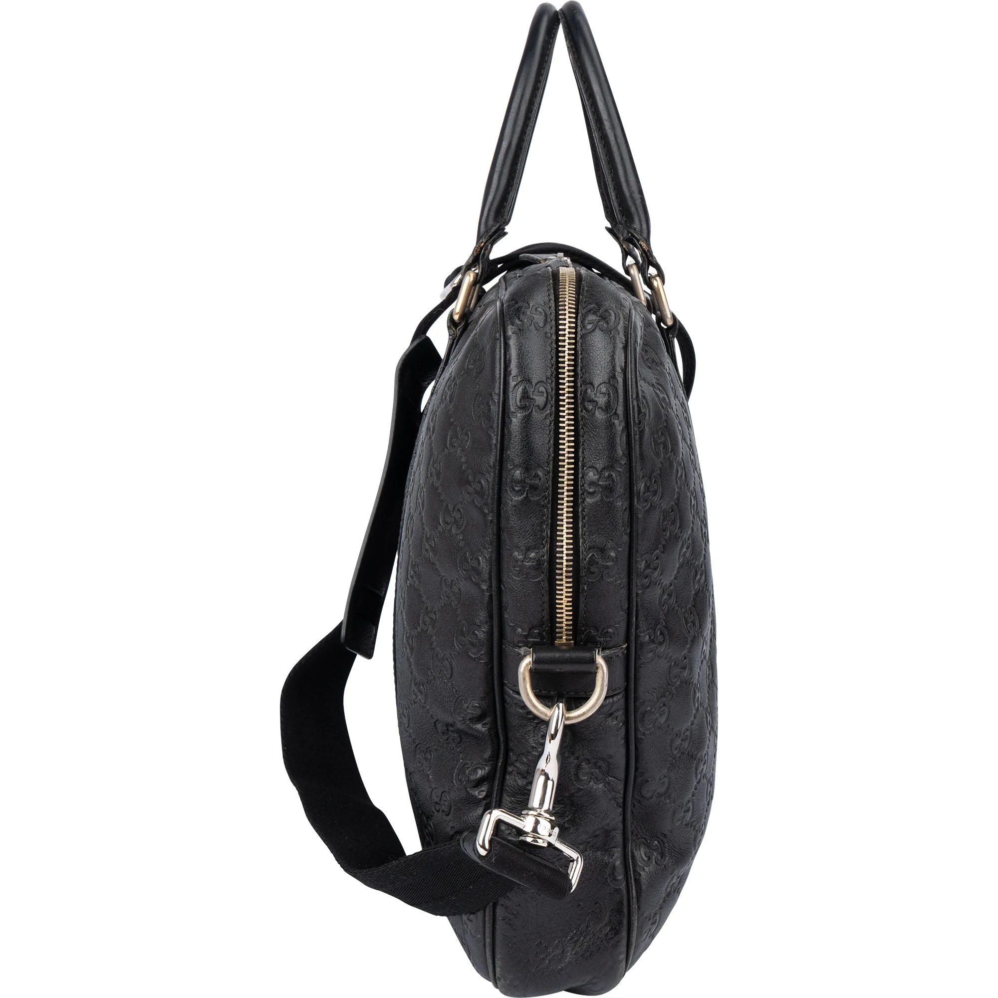 Gucci Leather GG Monogram Business Tasche