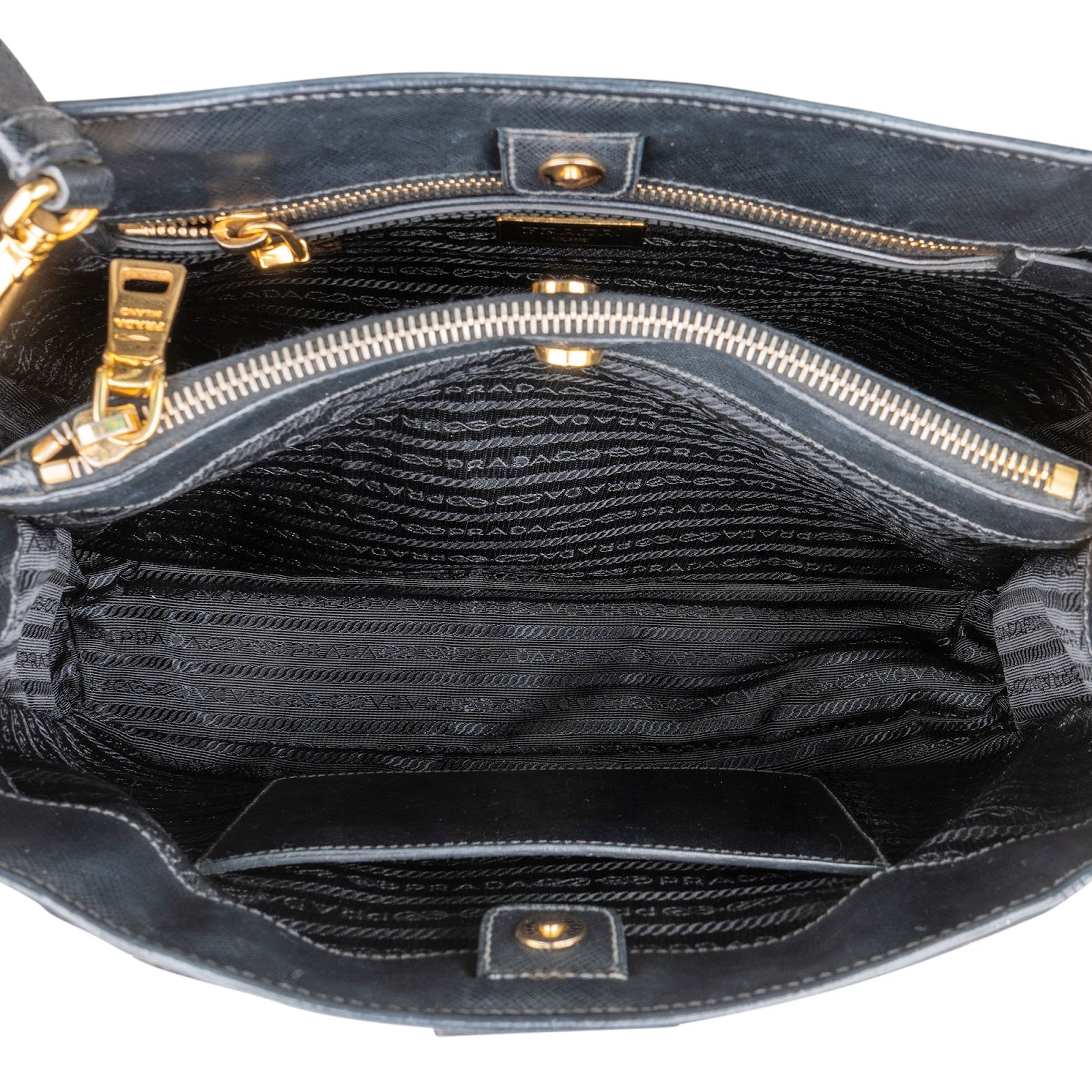 Prada Saffiano Leather Galleria  Handbag