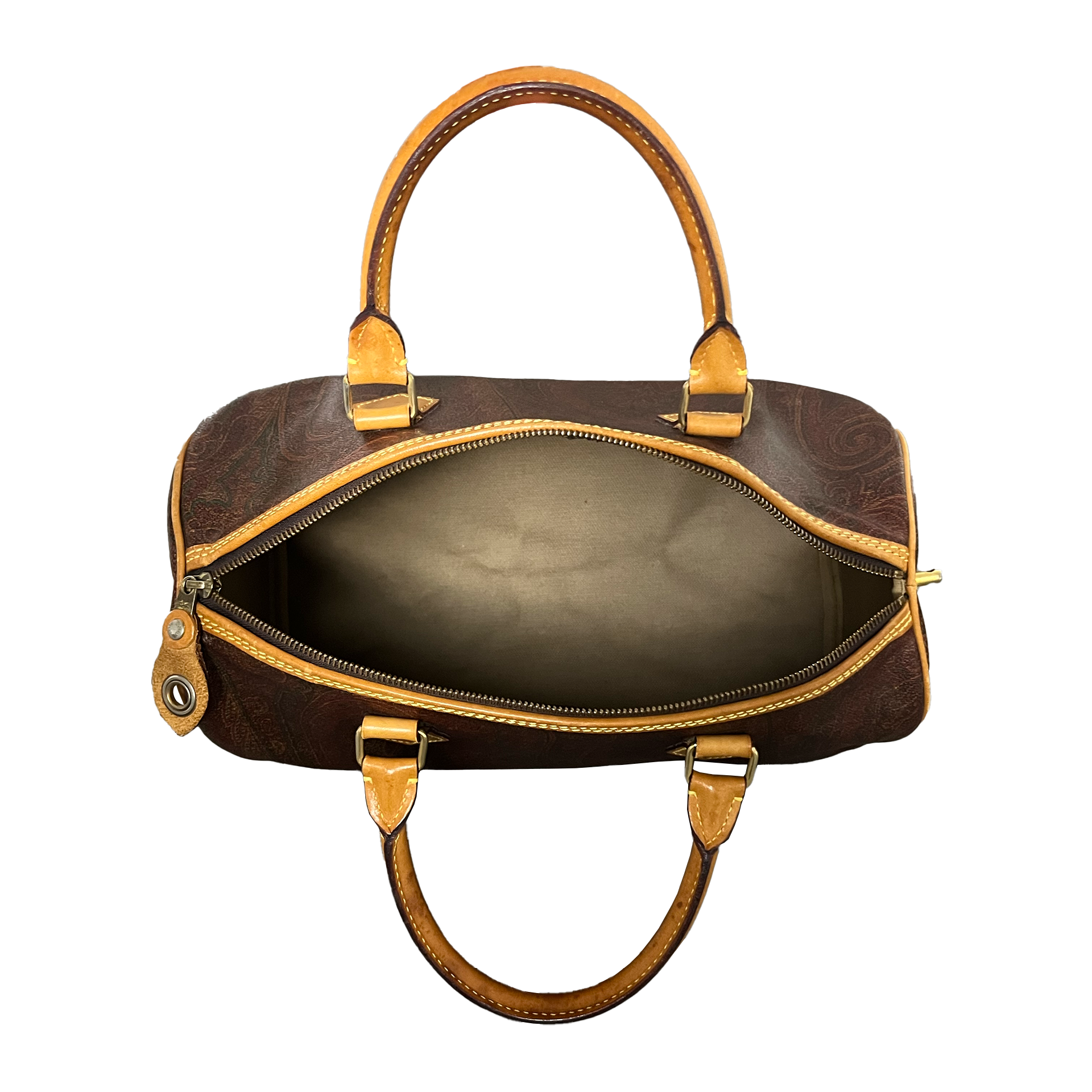 Etro Milano Vintage Paisley Boston Bag 30