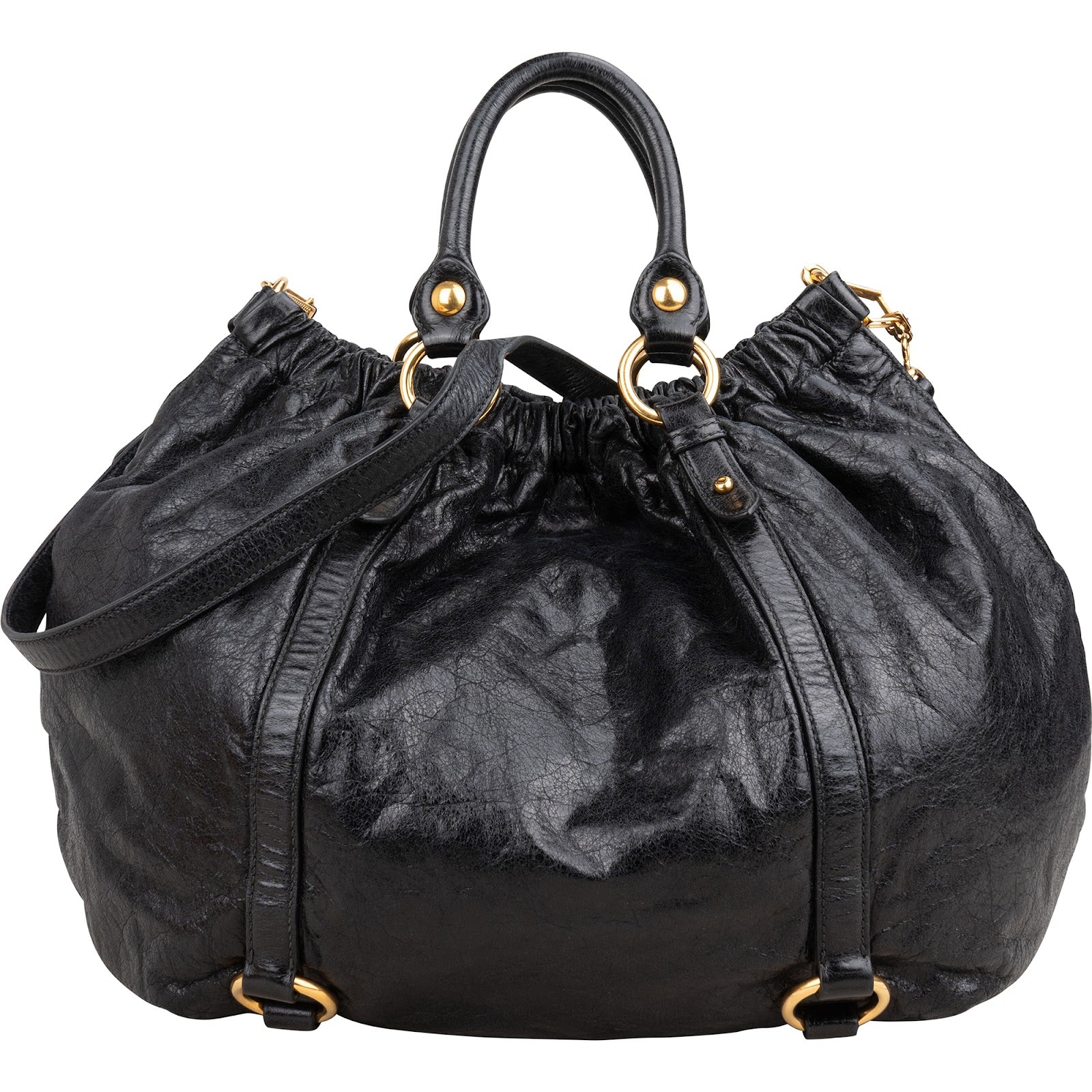 Miu Miu – Vitello Lux Satchel schoudertas
