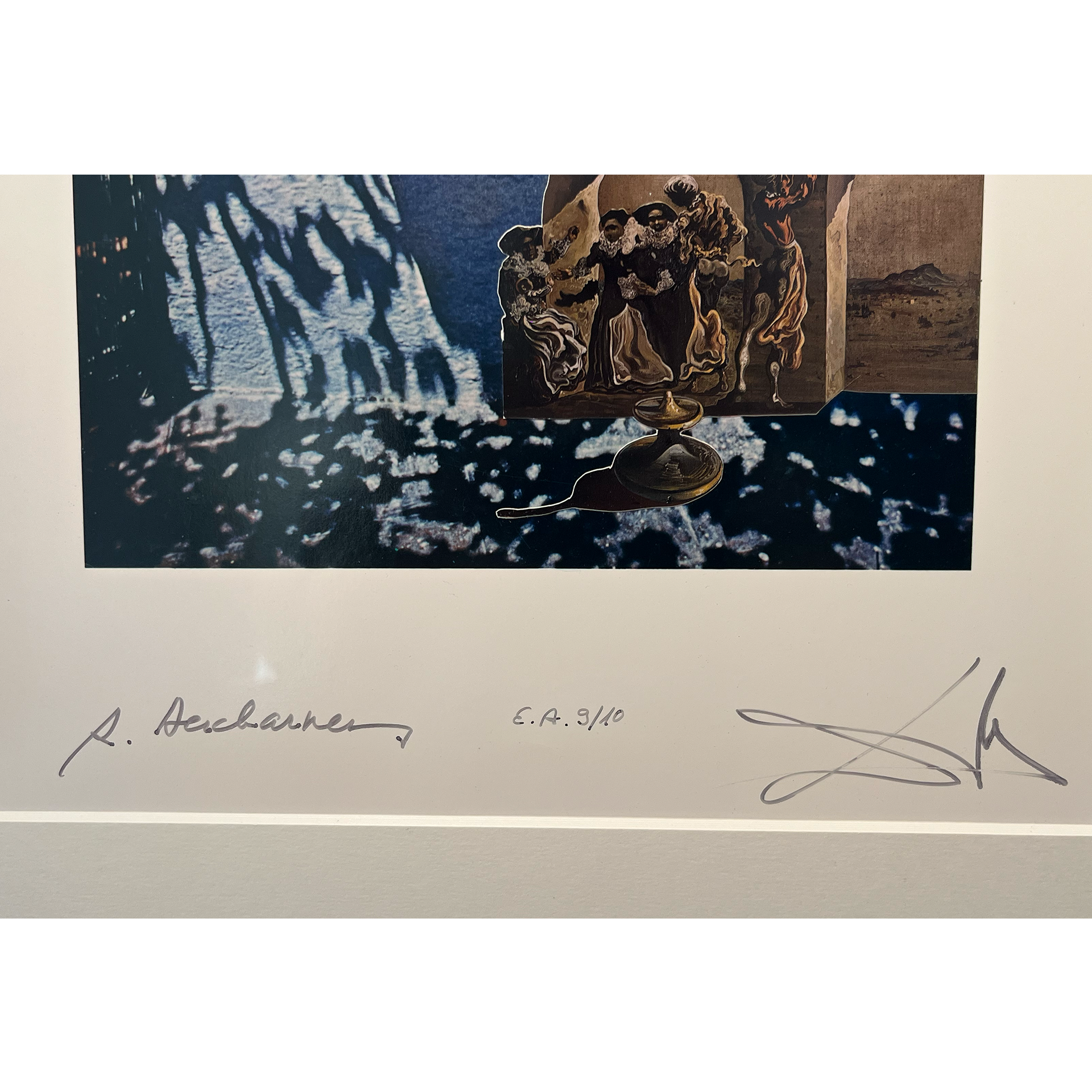 Salvador Dalí und Robert Descharnes - Set of 4 Surreal Photo Collages
