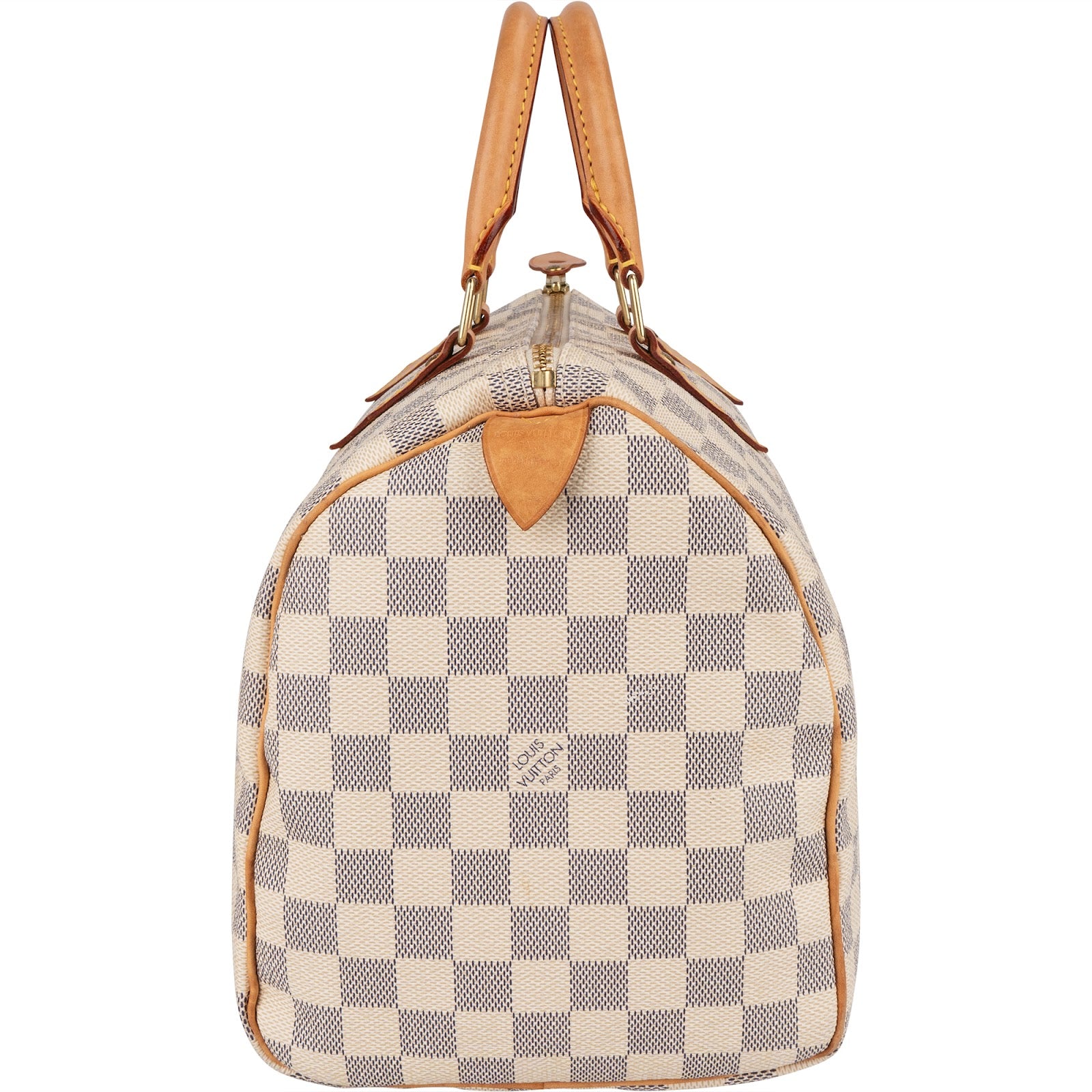 Louis Vuitton Monogram Damier Azur Speedy 30 Boston Bag