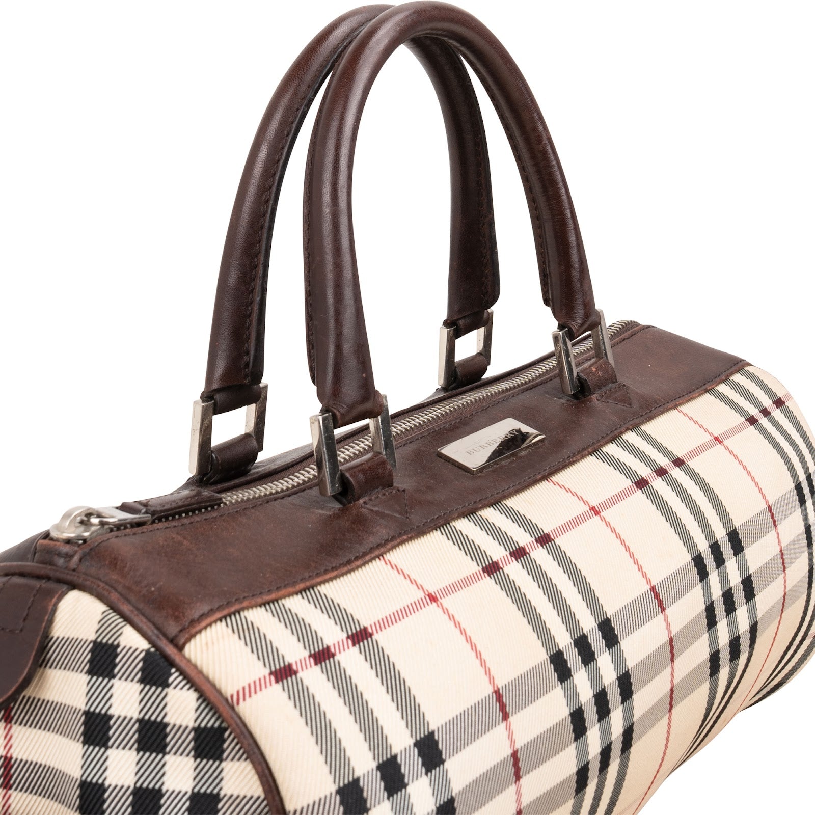 Burberry - Nova-Check Bowling Handbag