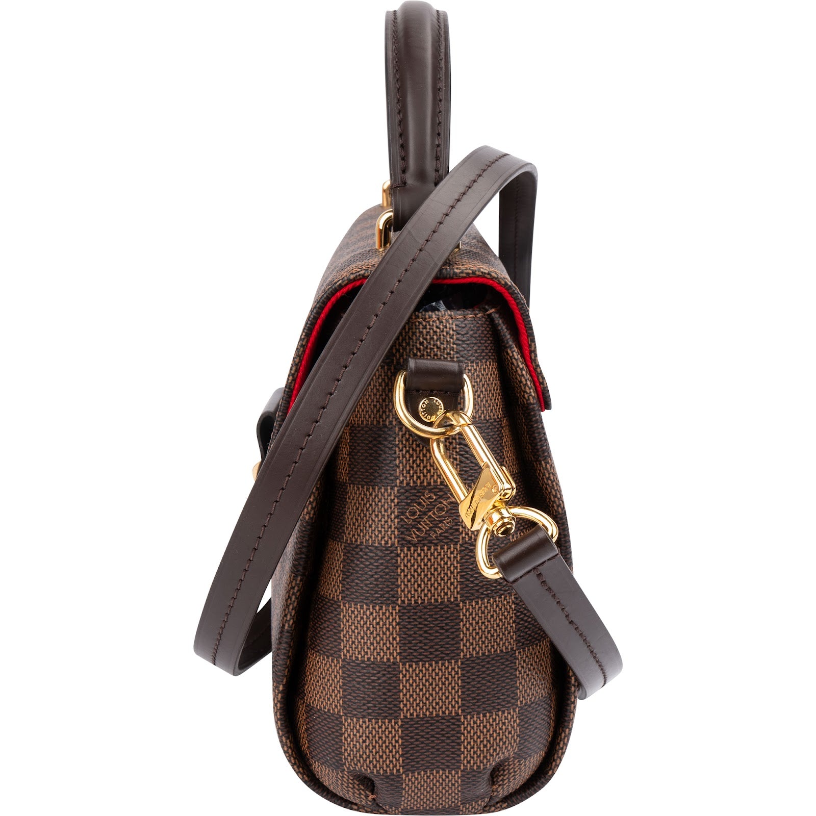 Louis Vuitton Monogram Damier Ebene Croisette Handbag