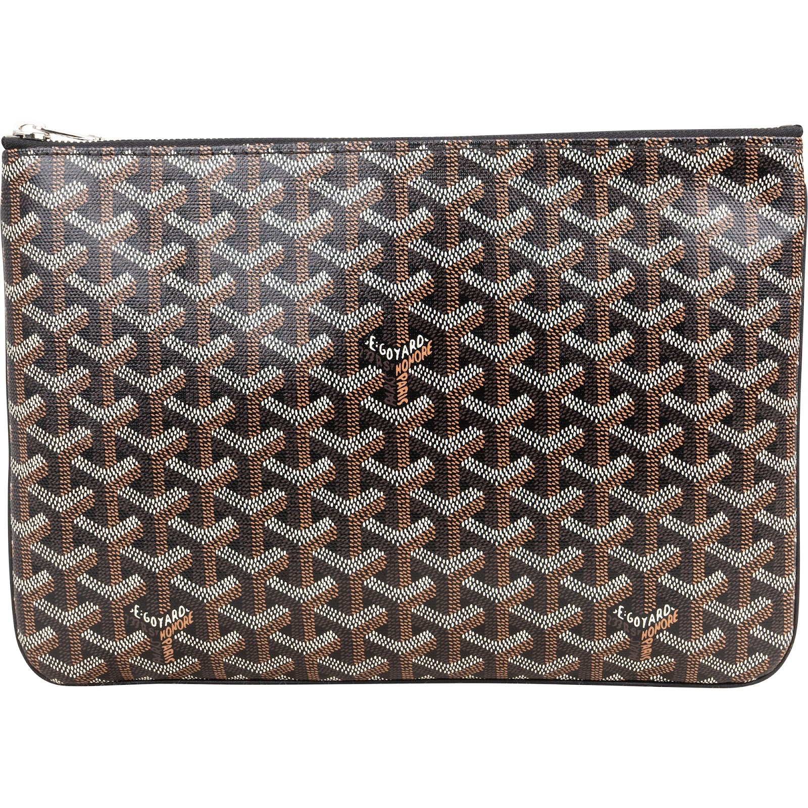 Goyard Goyardine Monogram Sénat MM Clutch