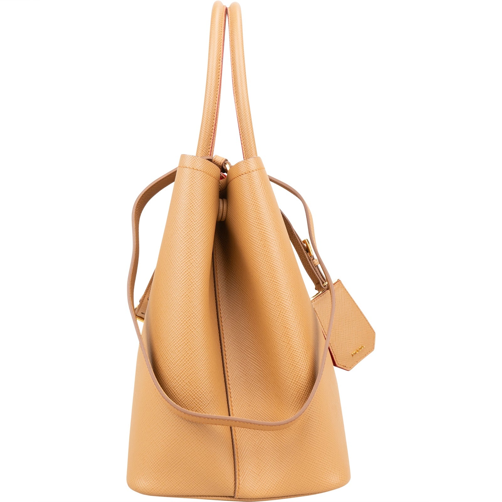 Prada Saffiano Leather Double Handbag