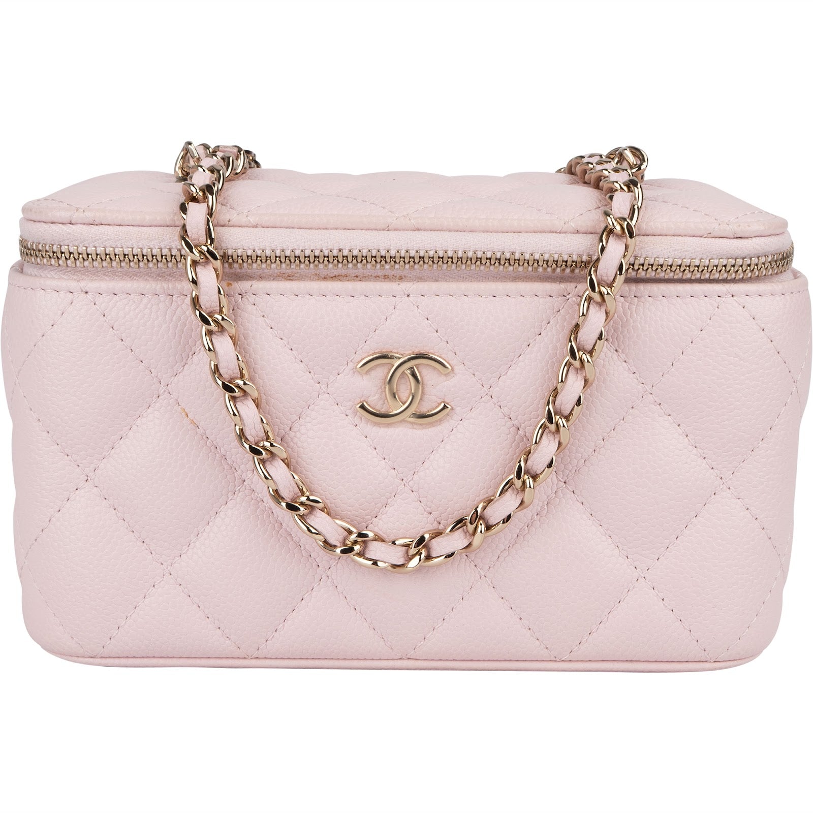 Chanel - Pink Vanity Case Crossbody Bag