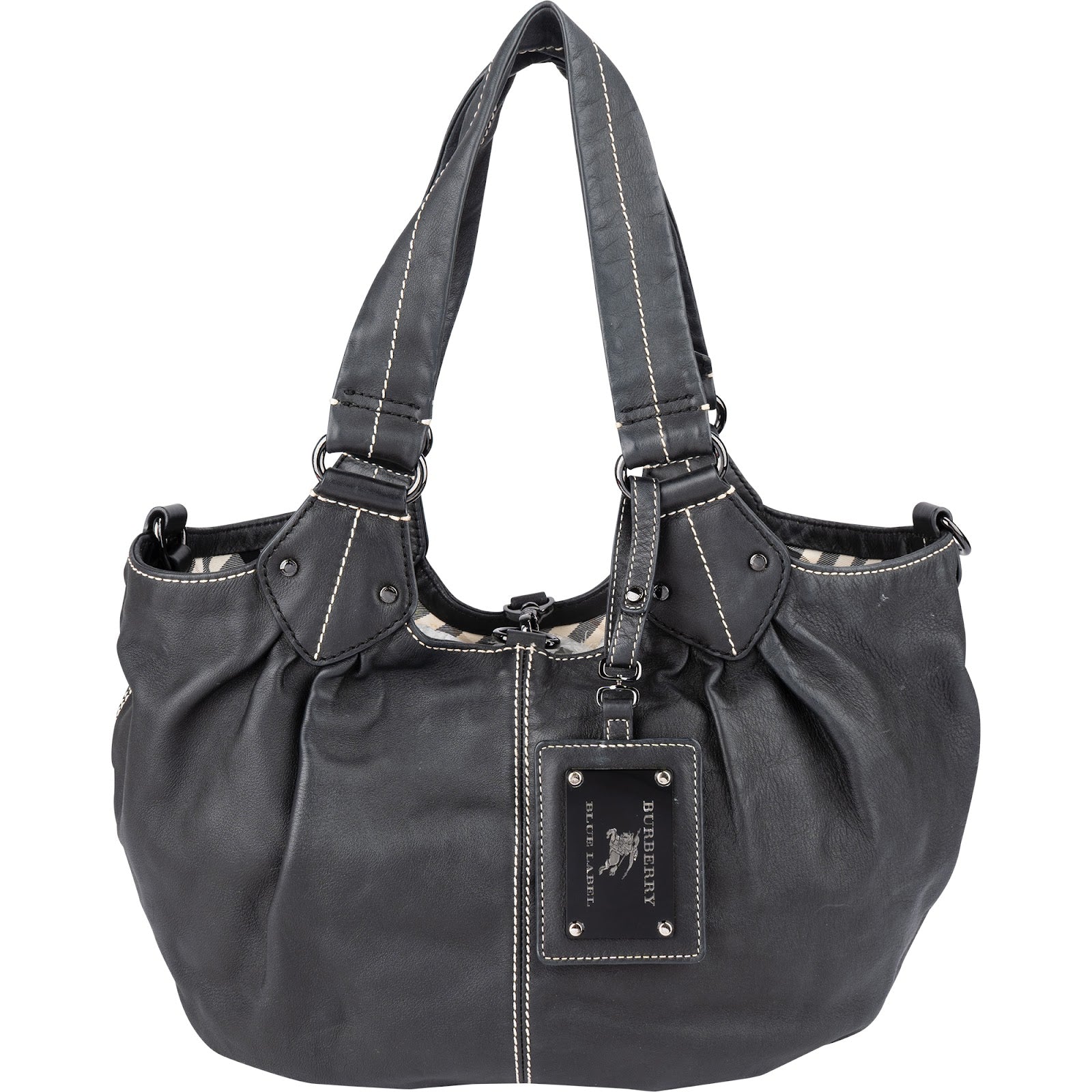 Burberry - Reversible Hobo Shoulder Bag