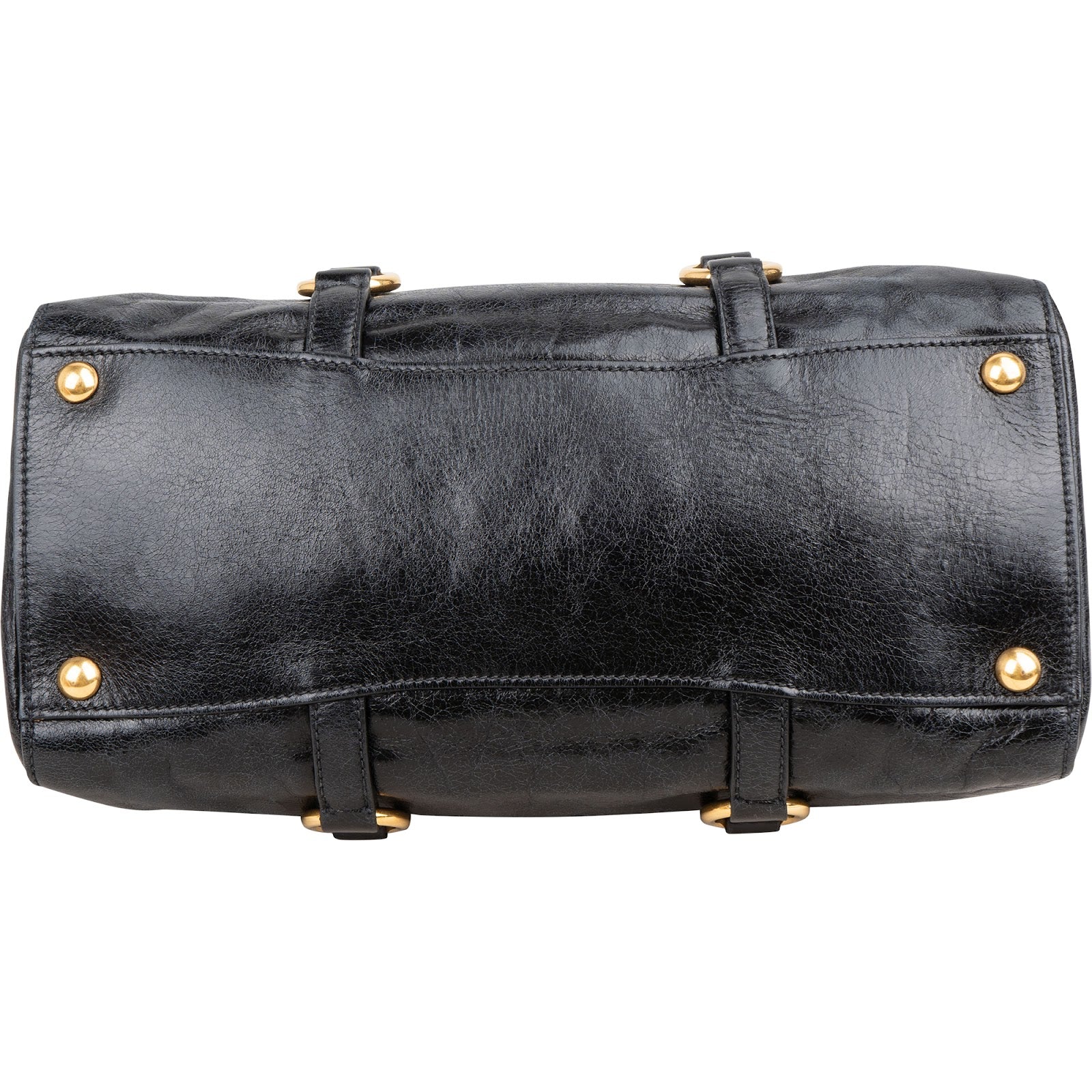 Miu Miu Vitello Lux Leather City Handbag