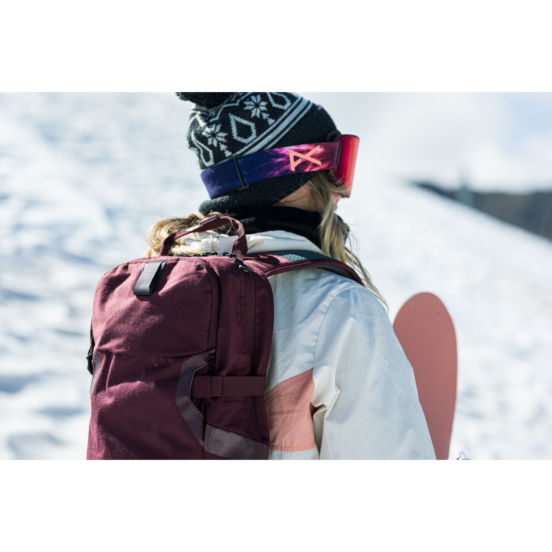 Snowboardrucksack ROVER 14 - Wine