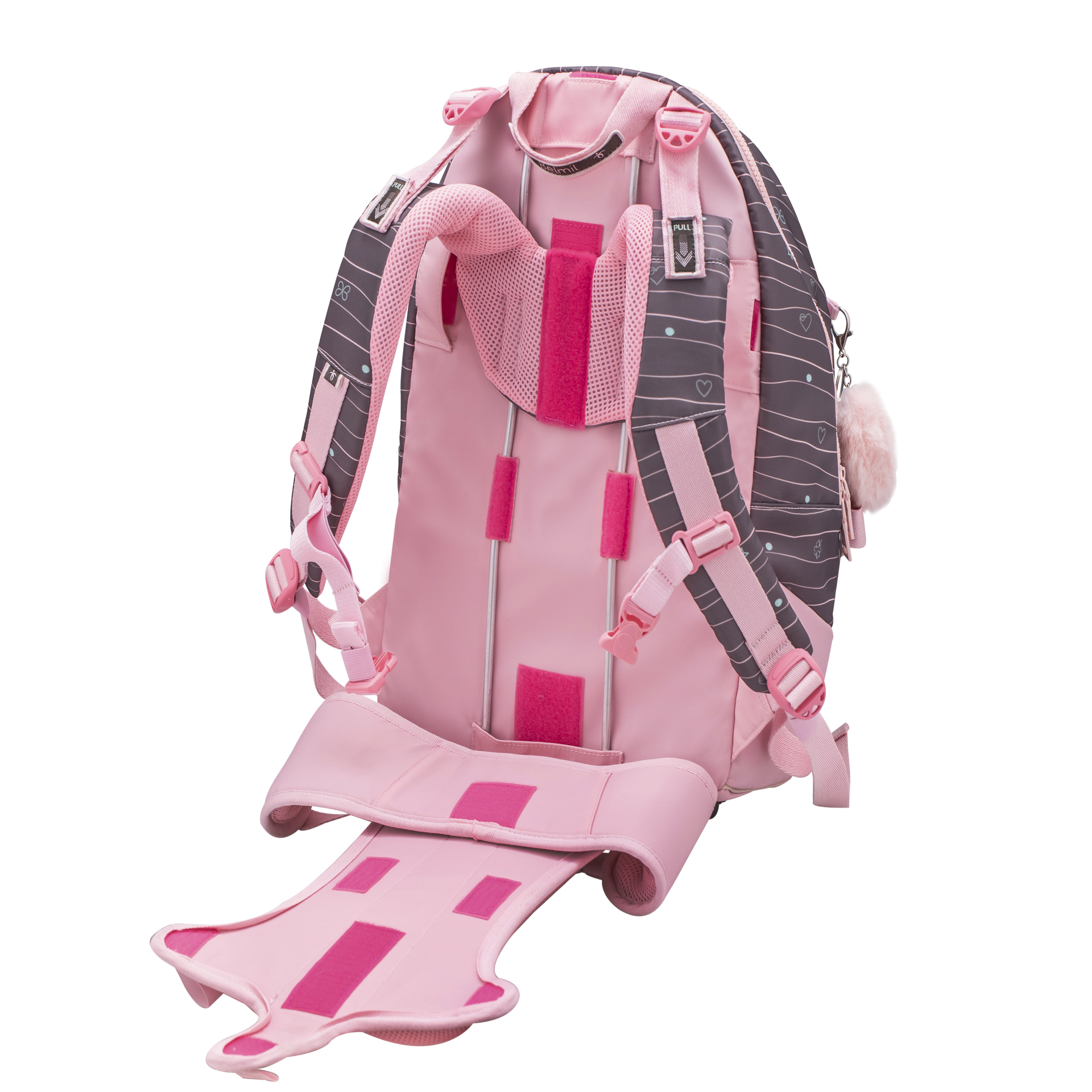 2-IN-1 Schultasche & Gürteltasche 2-teilig - Mint