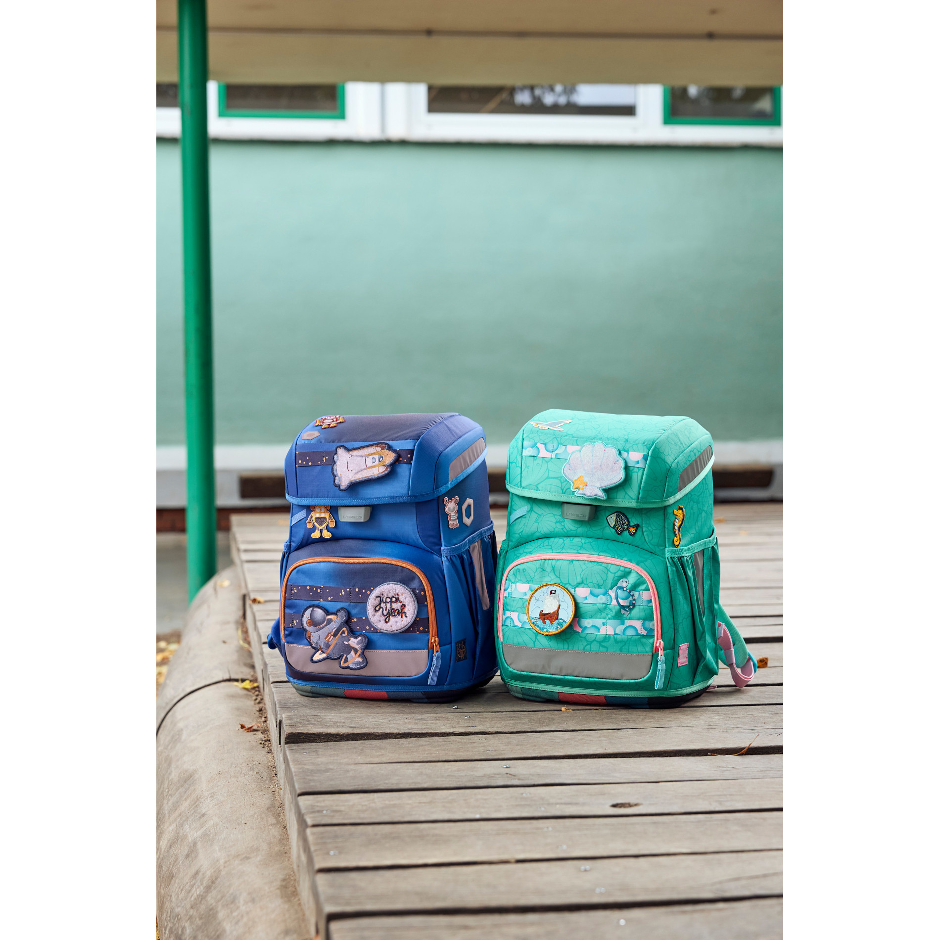 School Set Light Unique Schulranzenset 5tlg. - Seashell turqouise