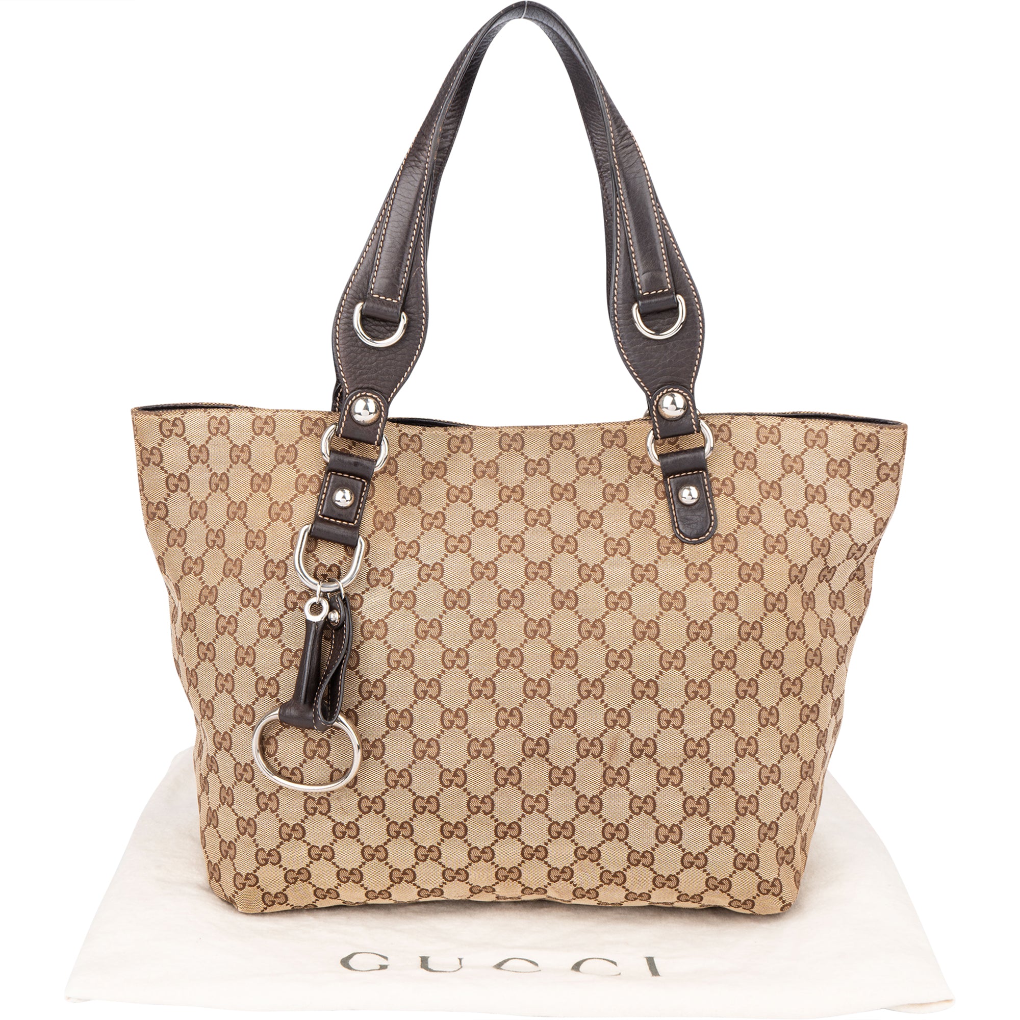 GUCCI GG Monogram Horsebit-handtas