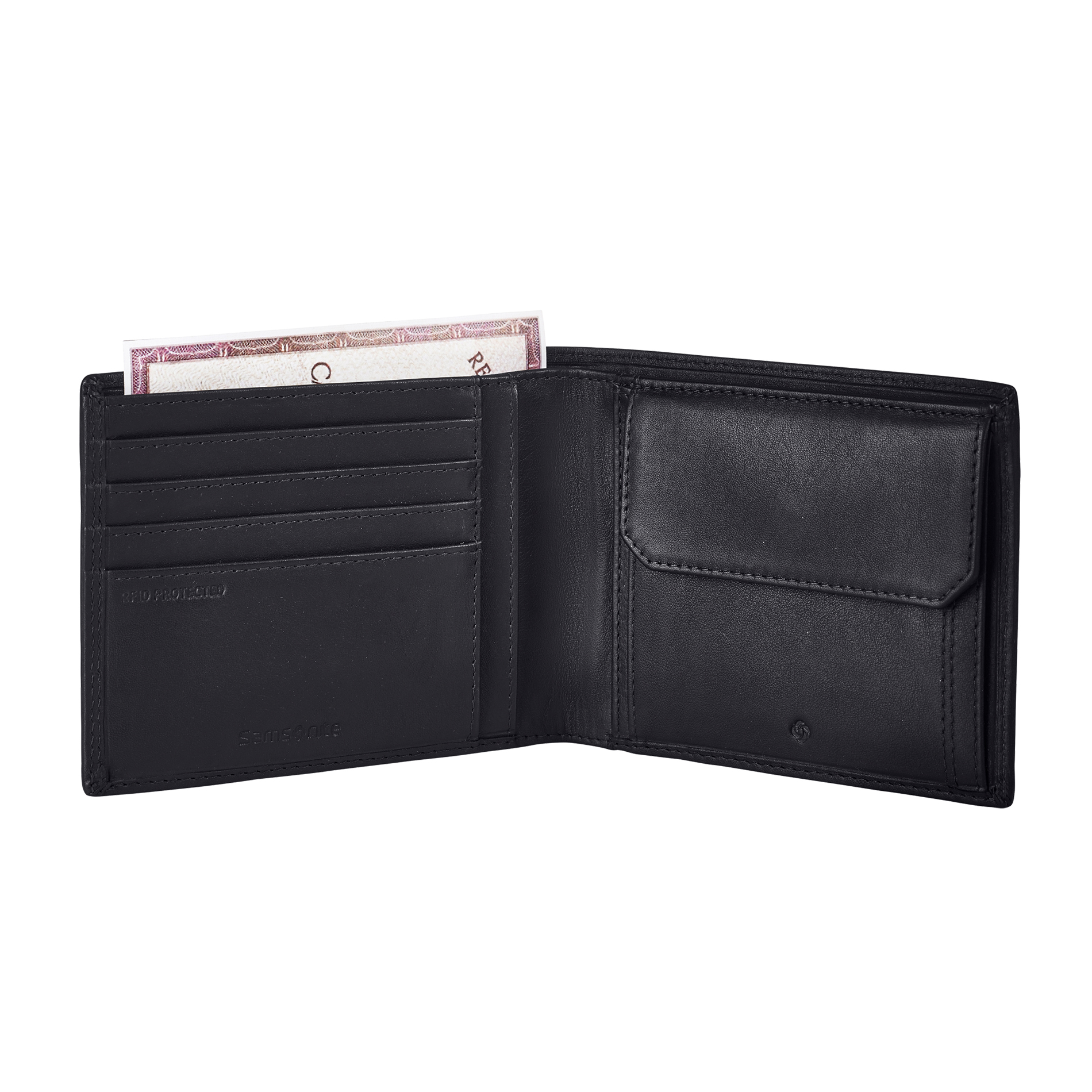 Attack 2 Slg Geldbörse (3 Fächer) - black