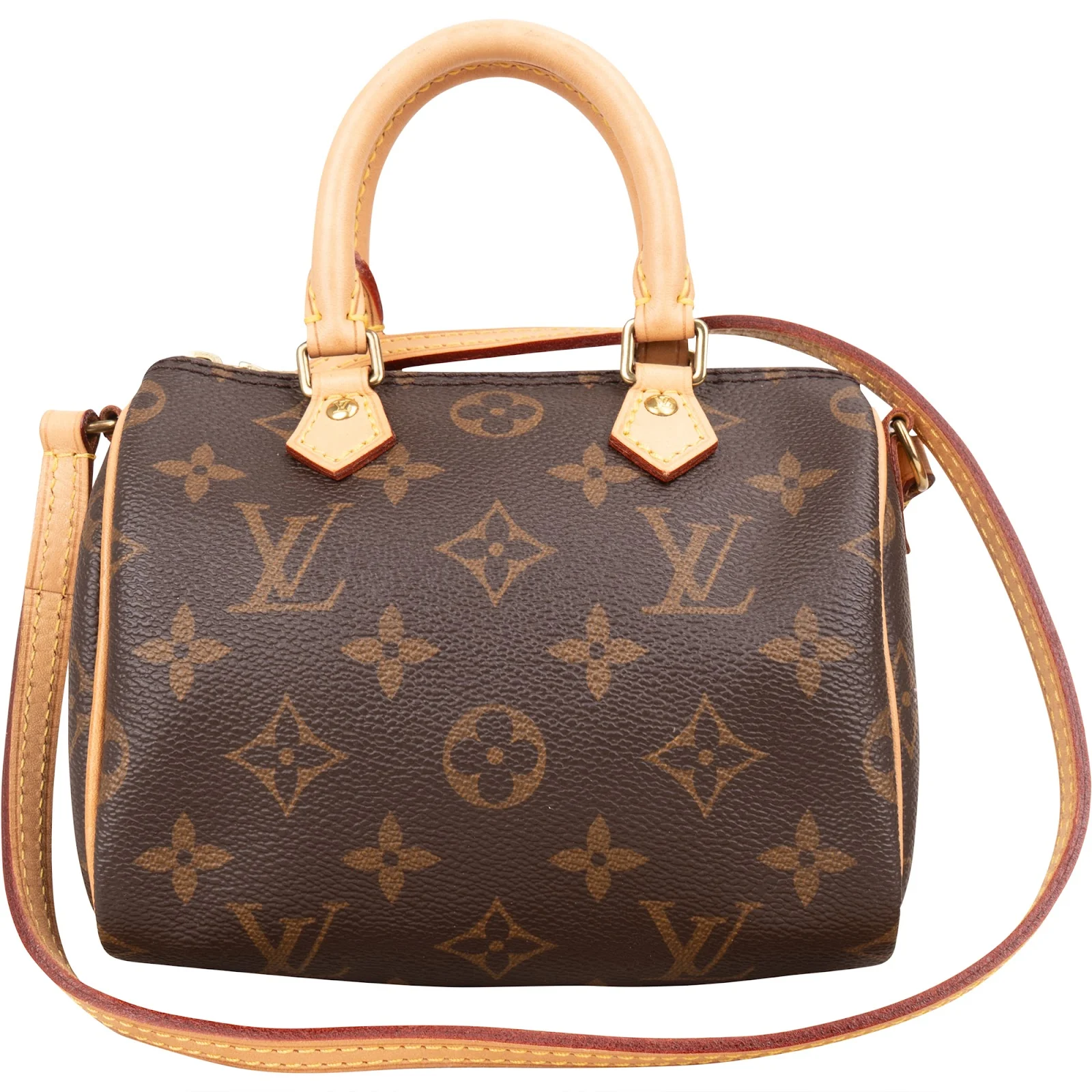 Louis Vuitton Monogram Canvas Nano Speedy Crossbodybag
